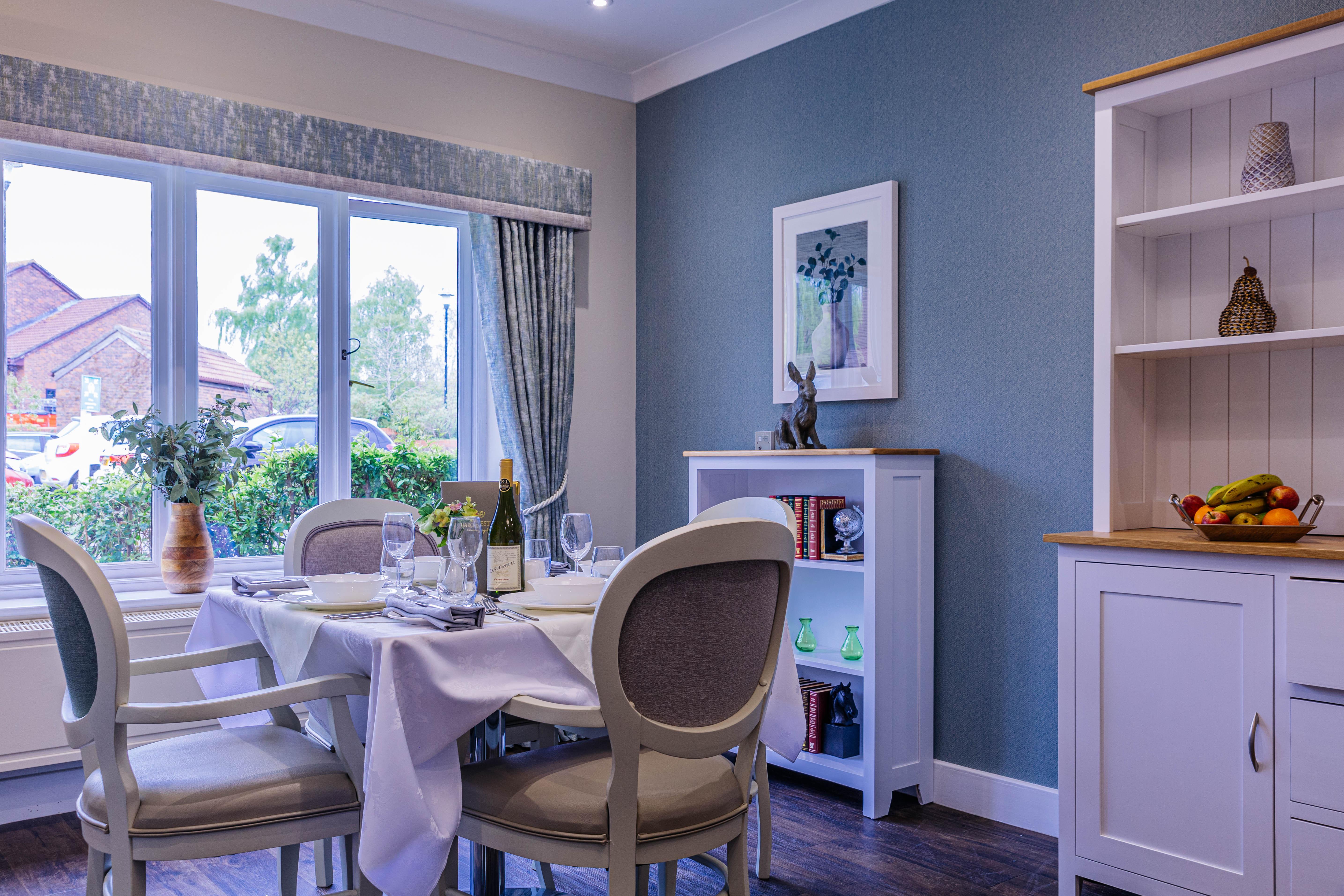 Lunch Room at West Abbey Care Home