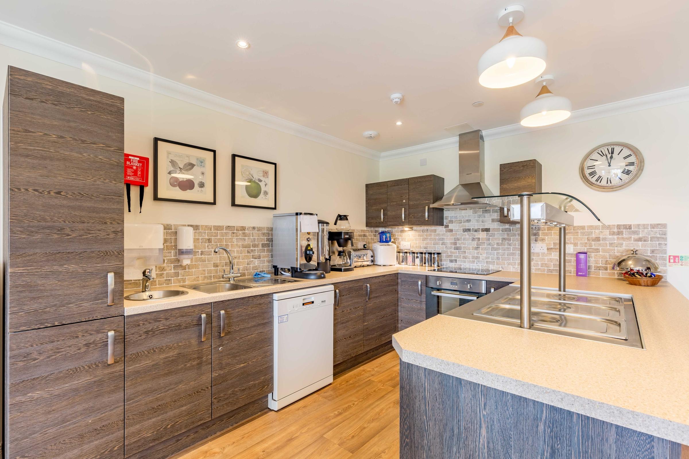 Kitchen at Fernes dementia care home