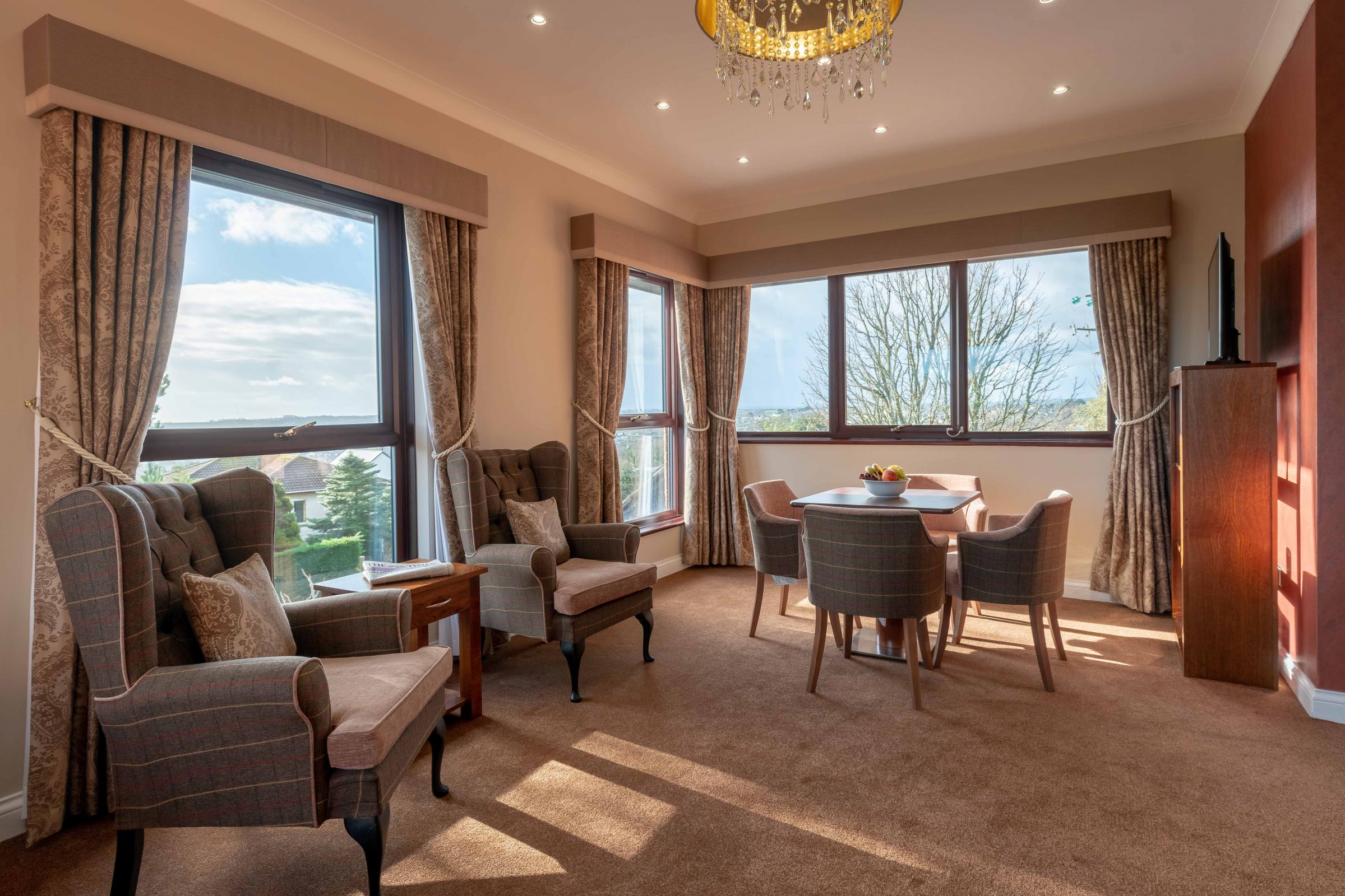 TV Room in Kenwyn Care Home