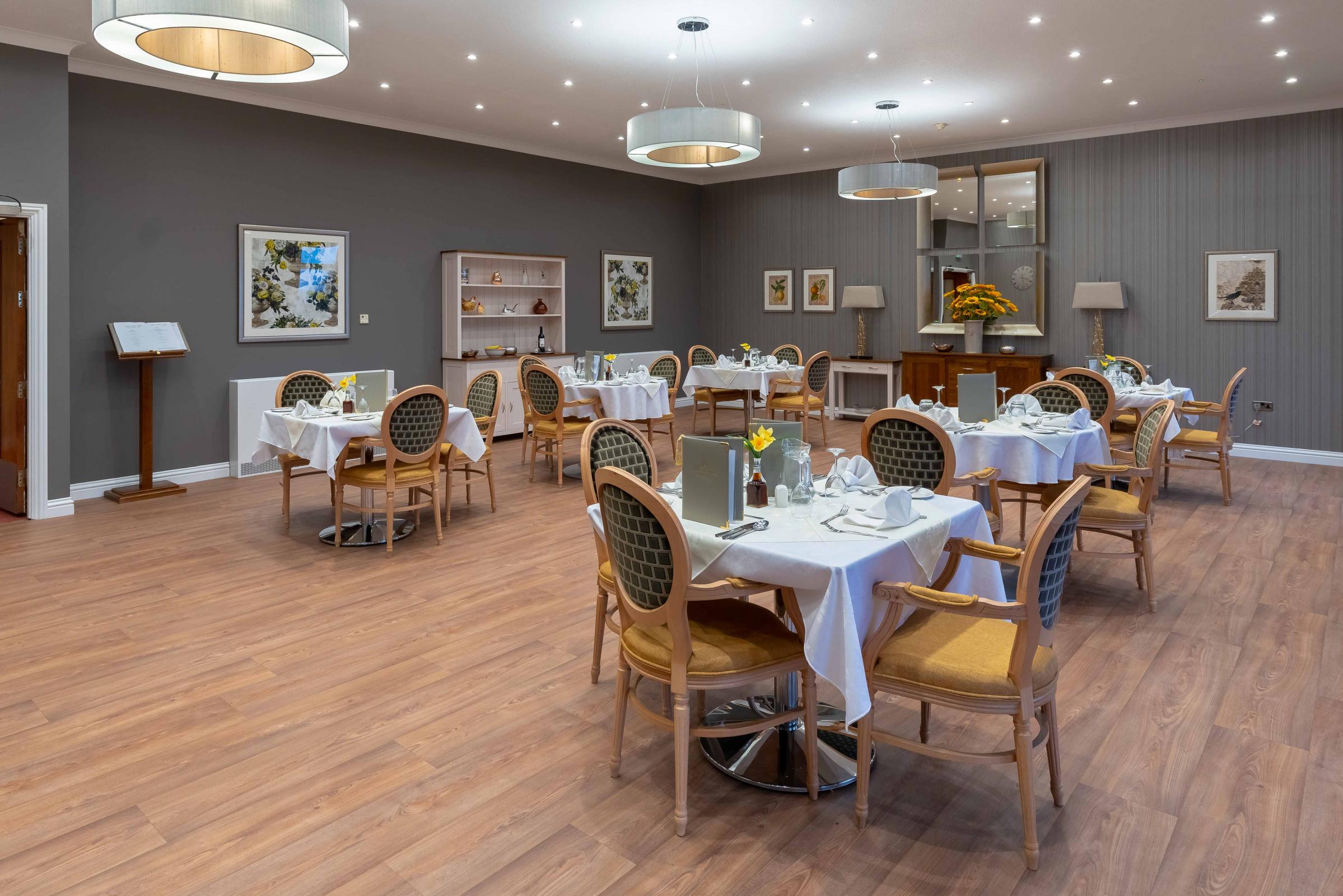 Kenwyn Care Home Dining Room