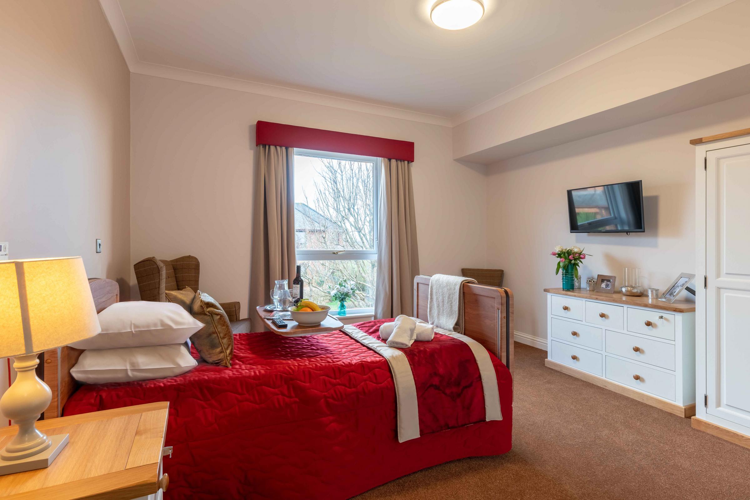 Bedroom in Kenwyn Care Home