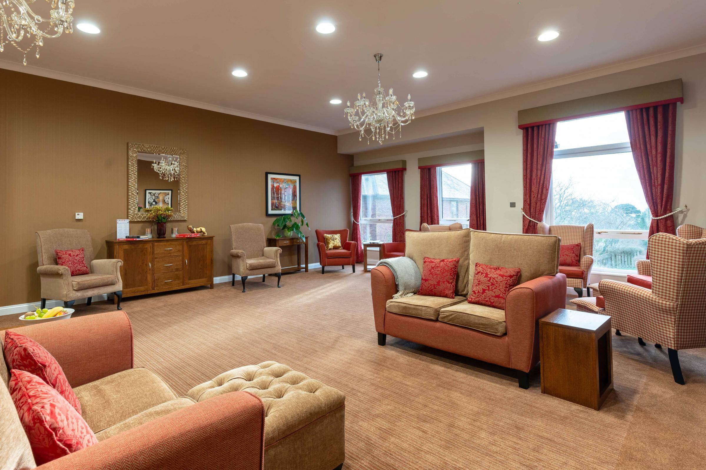 Lounge Area in Kenwyn Care Home