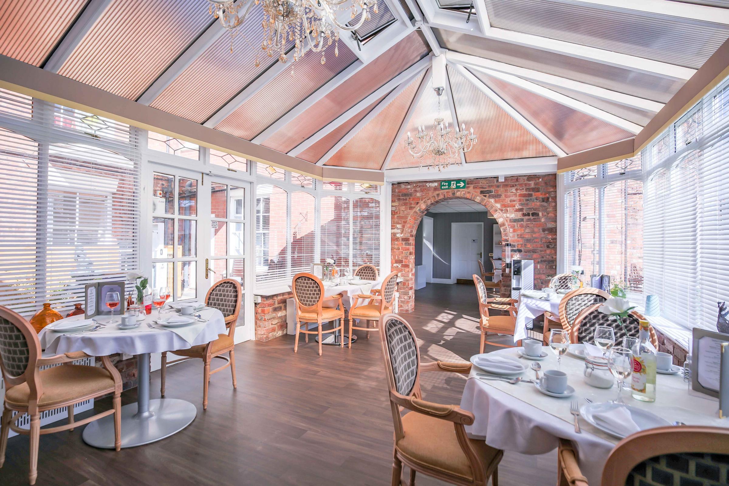 Dining room at Mount House care home