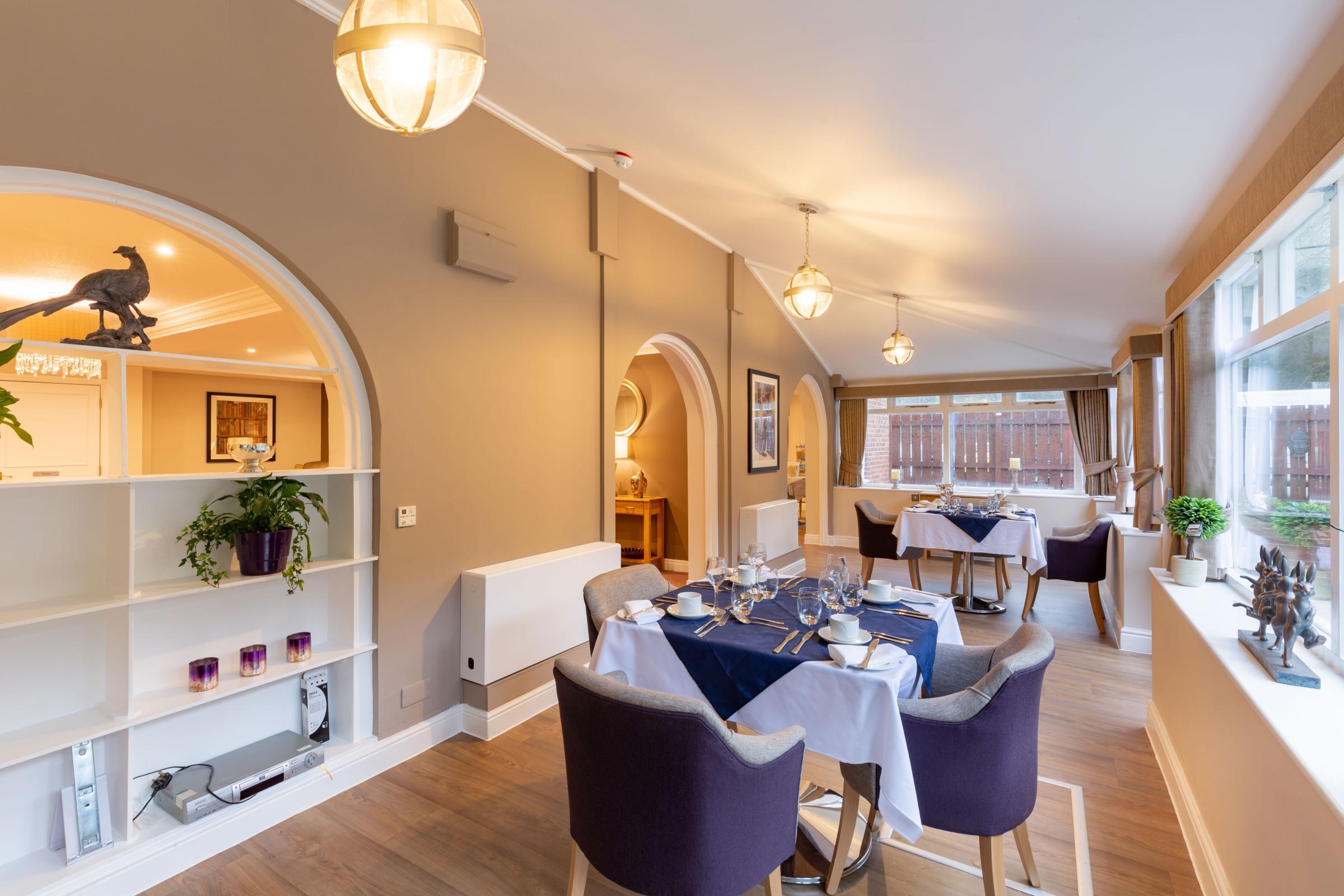 Lunchtime at South Chowdene care home