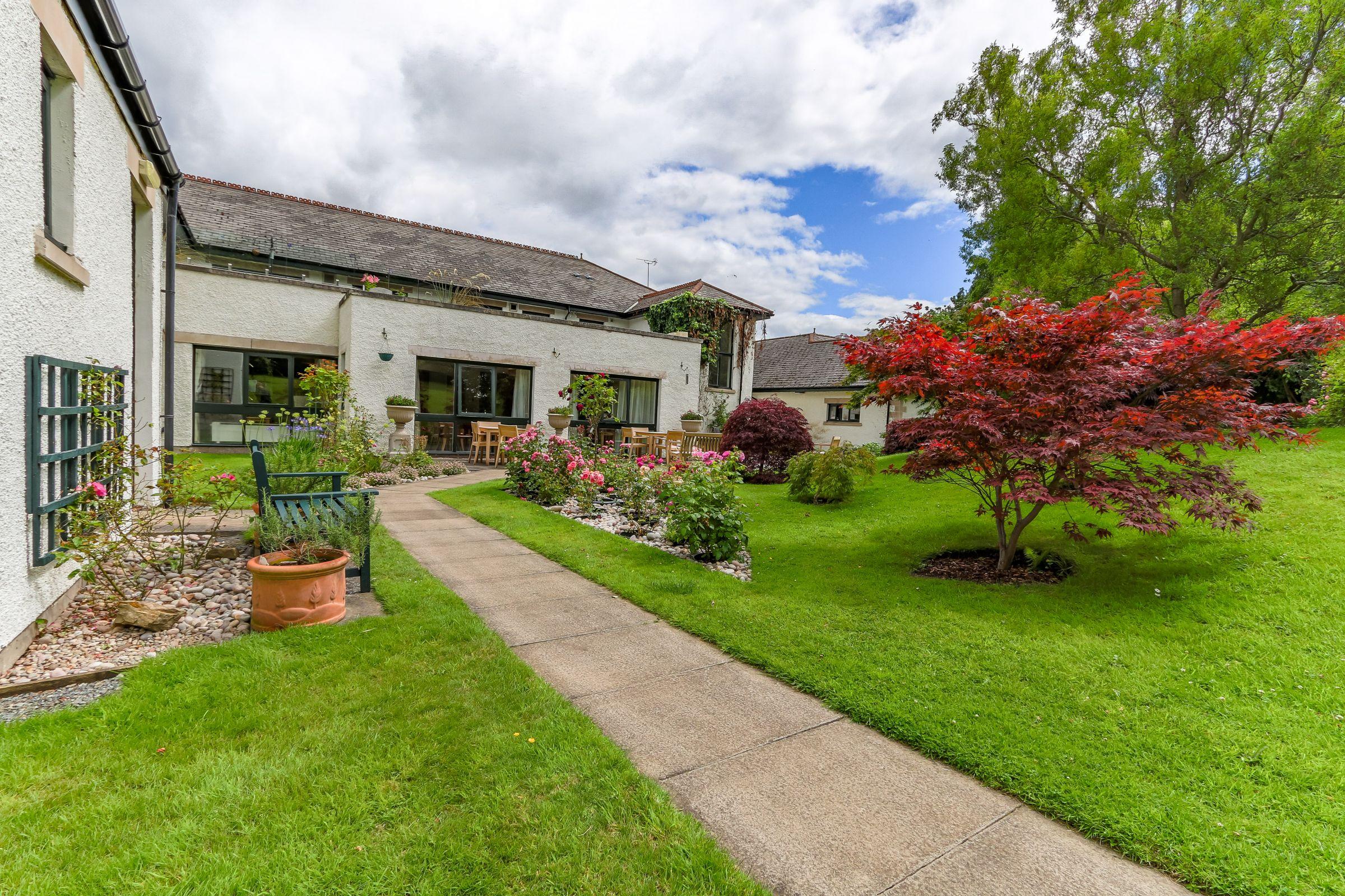 Garden at Strachan House Care Home