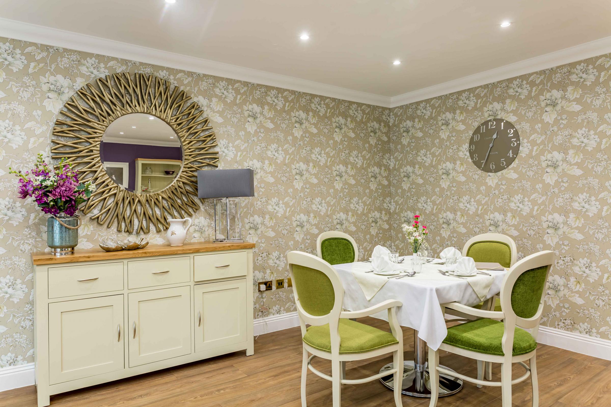 Dining Area at Wingfield Care Home