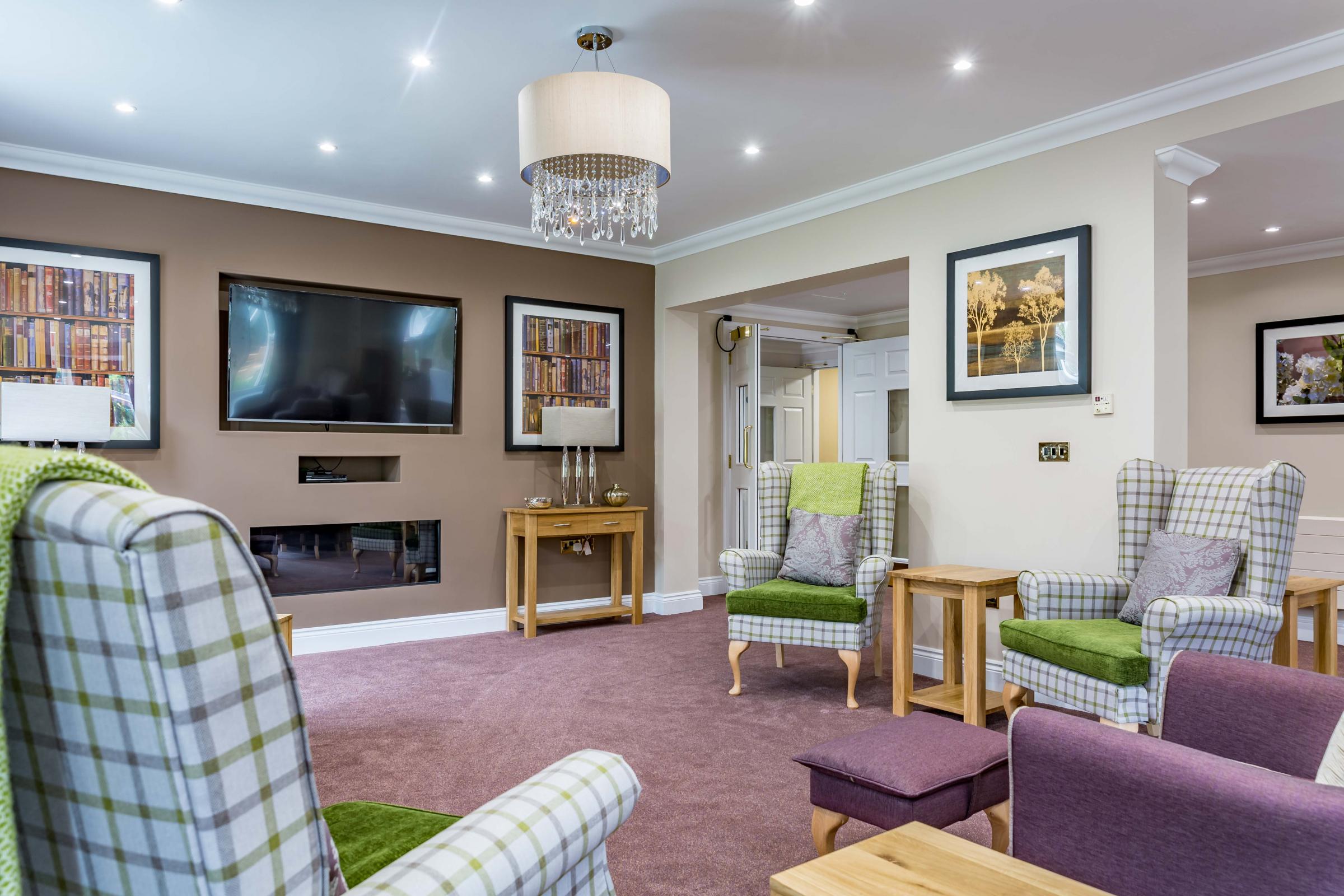 TV Room at Wingfield Care Home