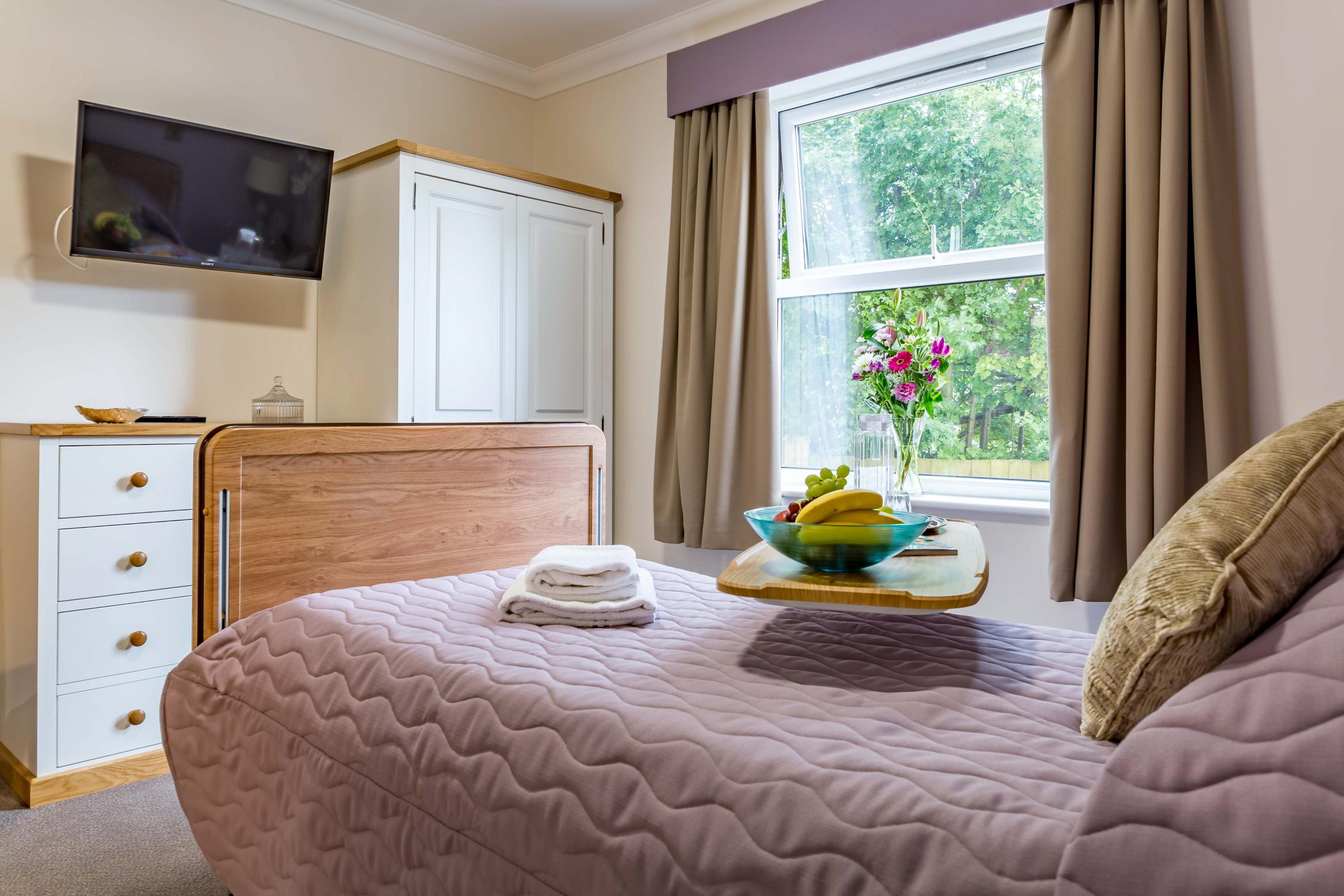 Bedroom at Wingfield Care Home