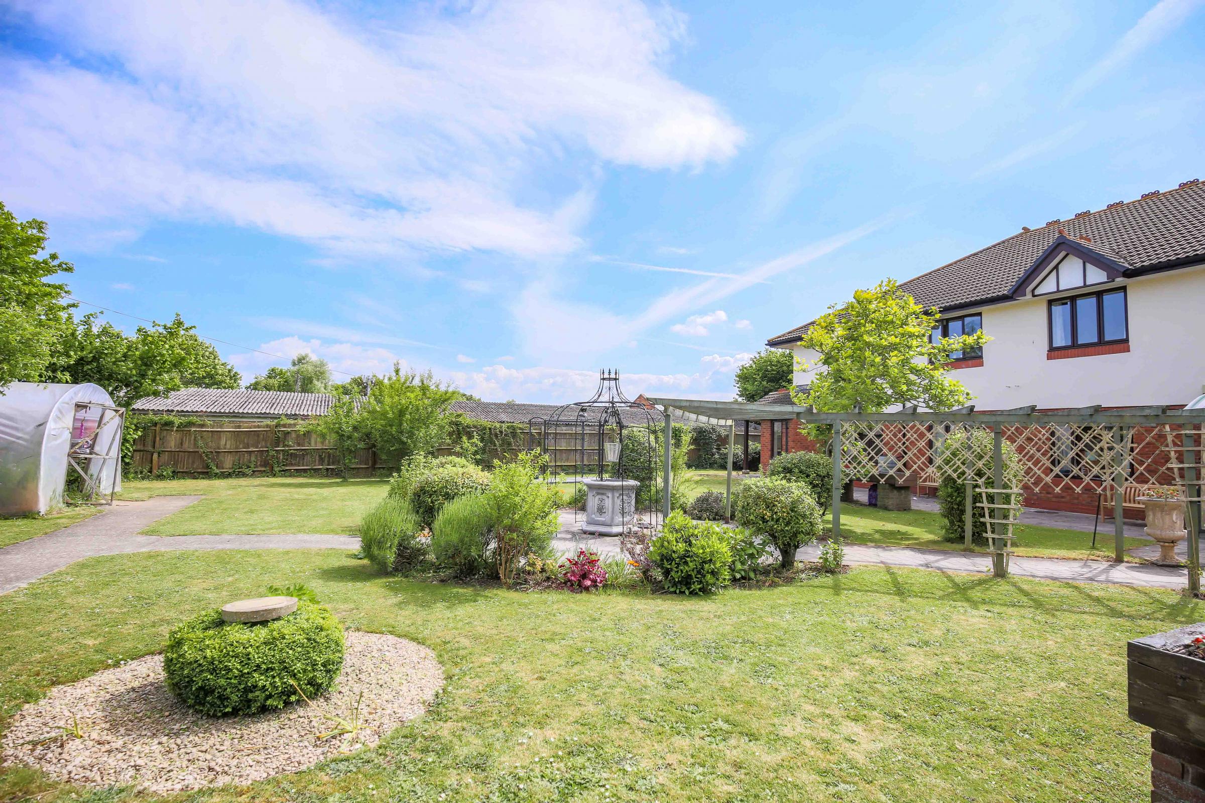 Back Garden at West Abbey Care Home
