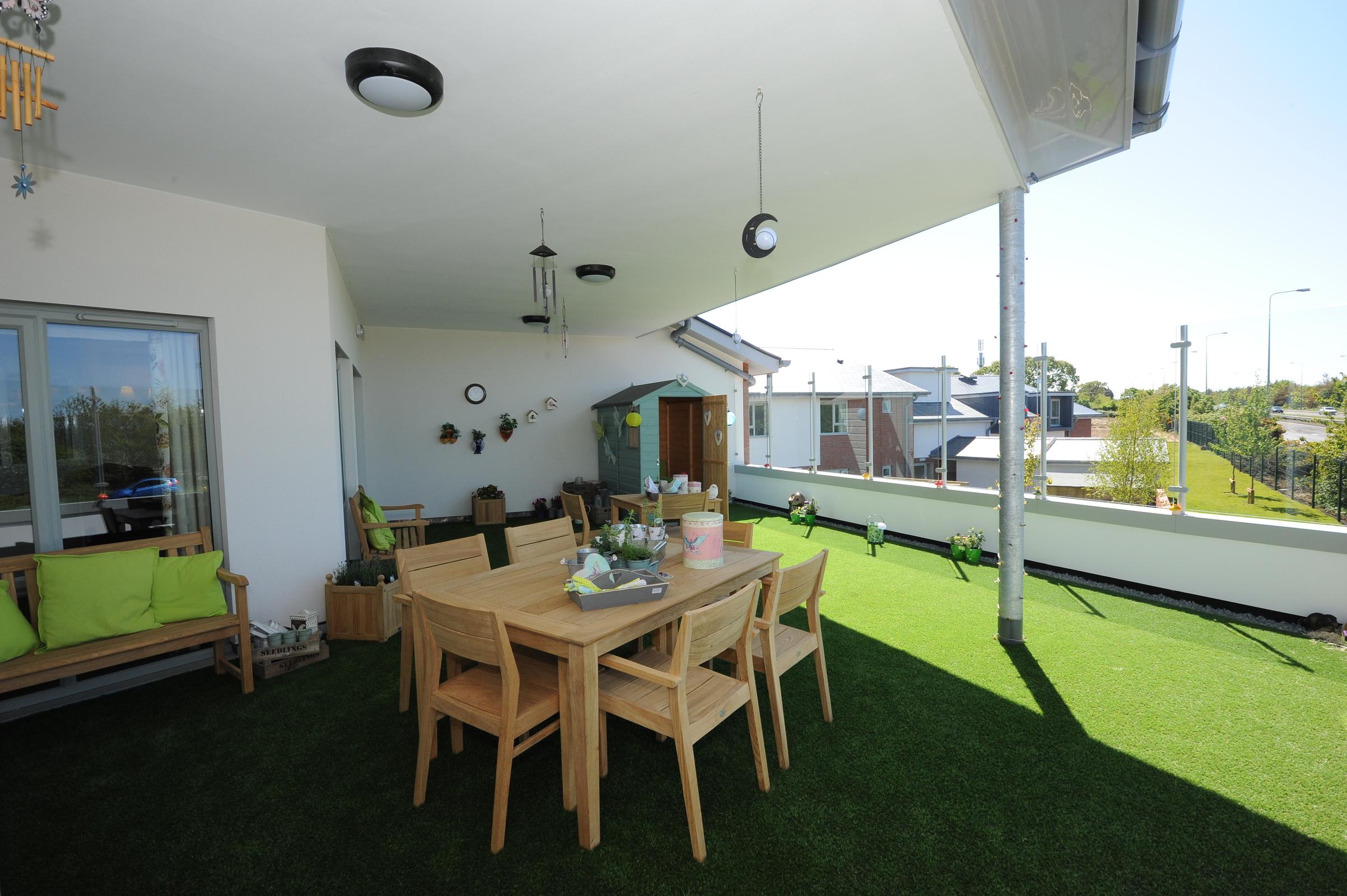 Outside Seating at Ritson Lodge Care Home