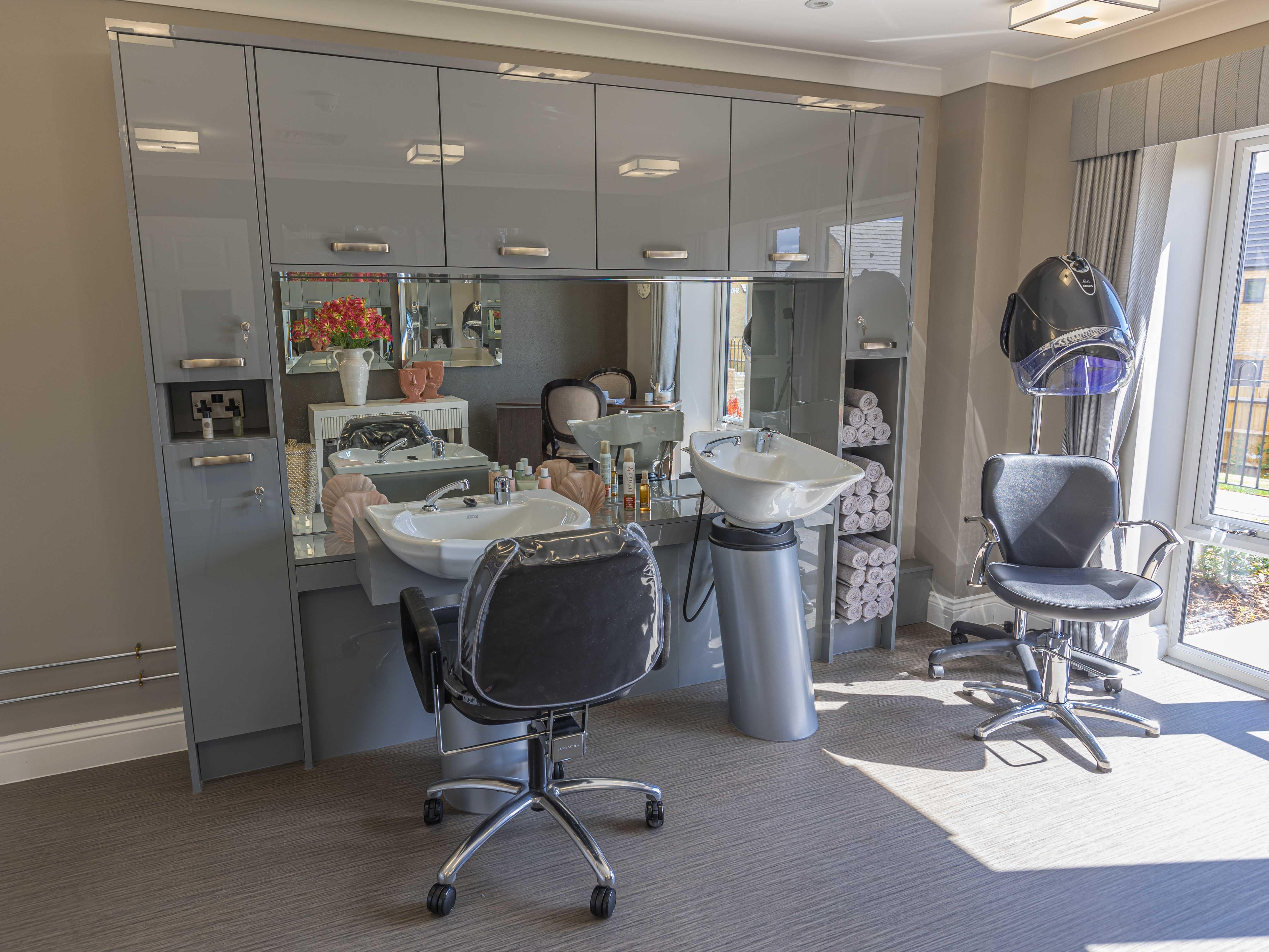 Salon at Elgar Court in Malvern