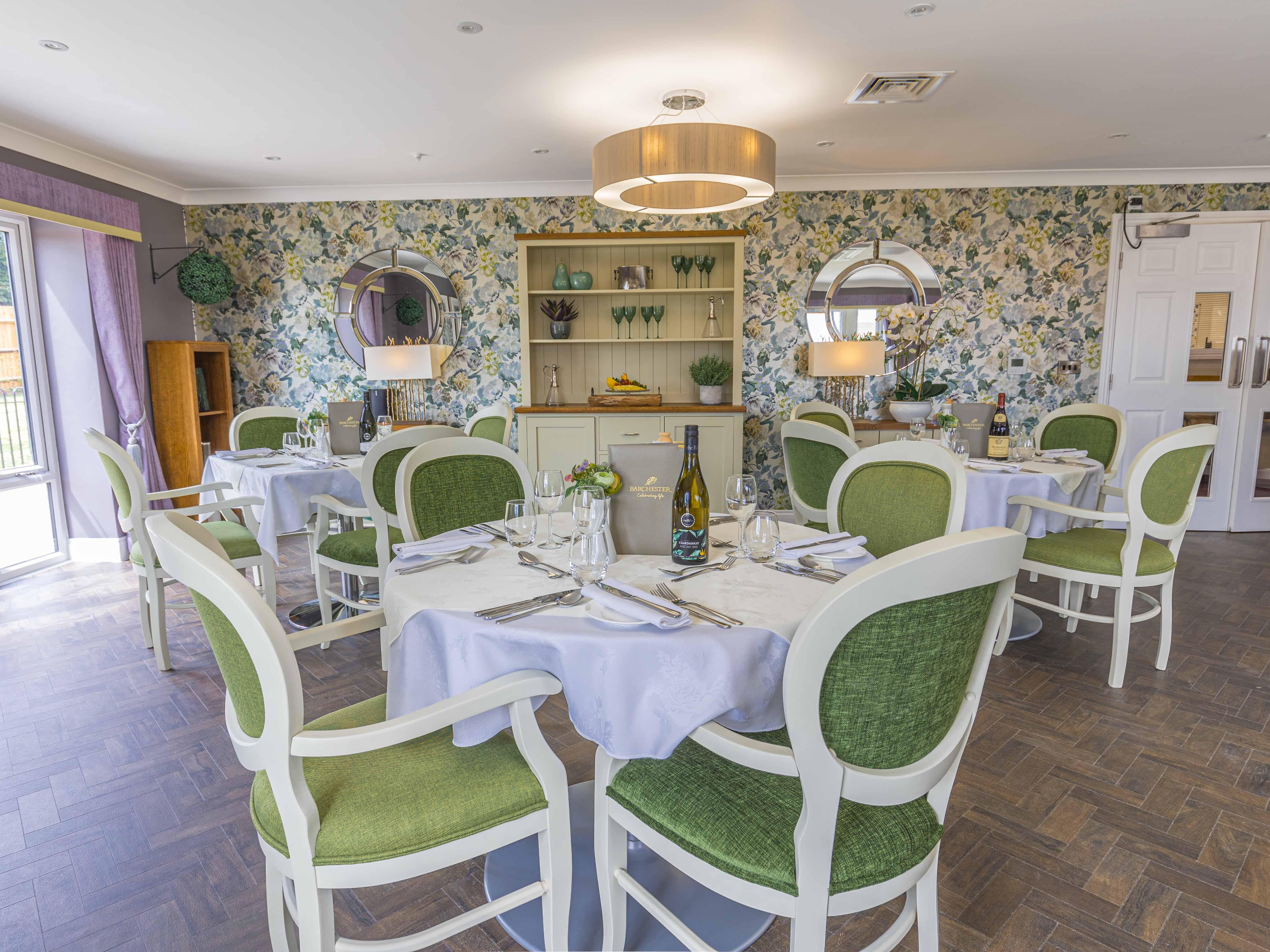 Dining Room at Elgar Court in Malvern