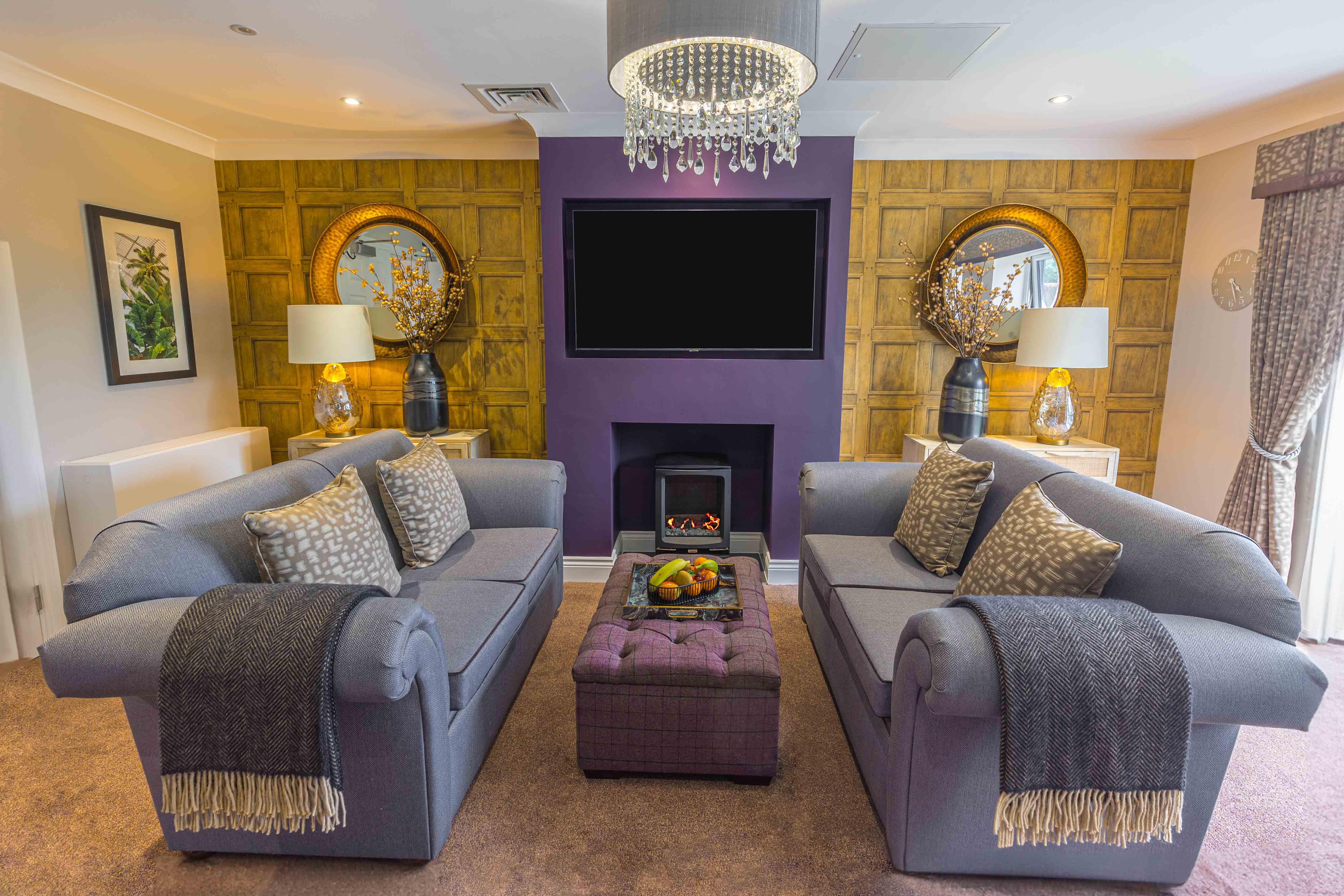 Lounge at Elgar Court in Malvern