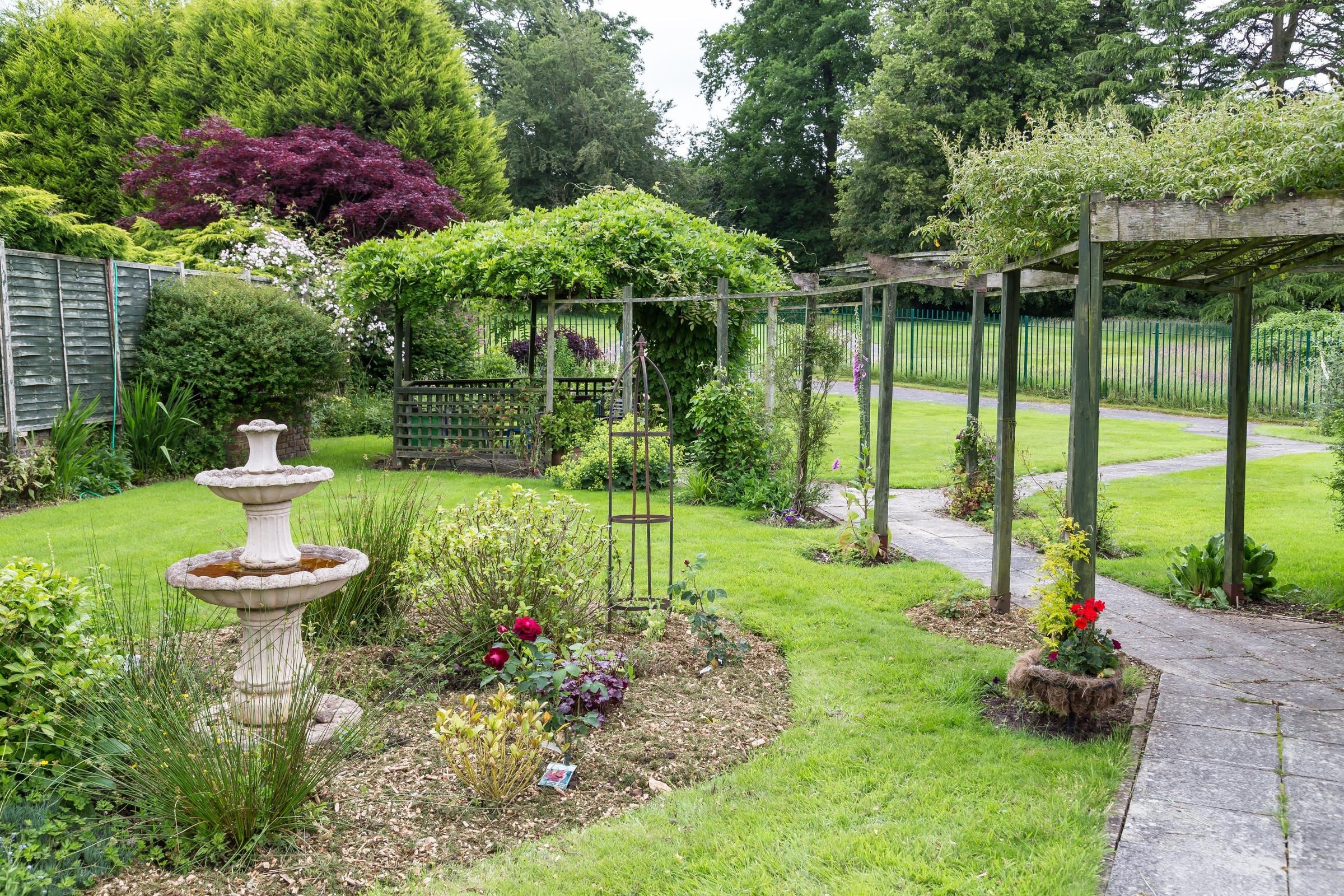 Garden at Hilderstone Hall Care Home