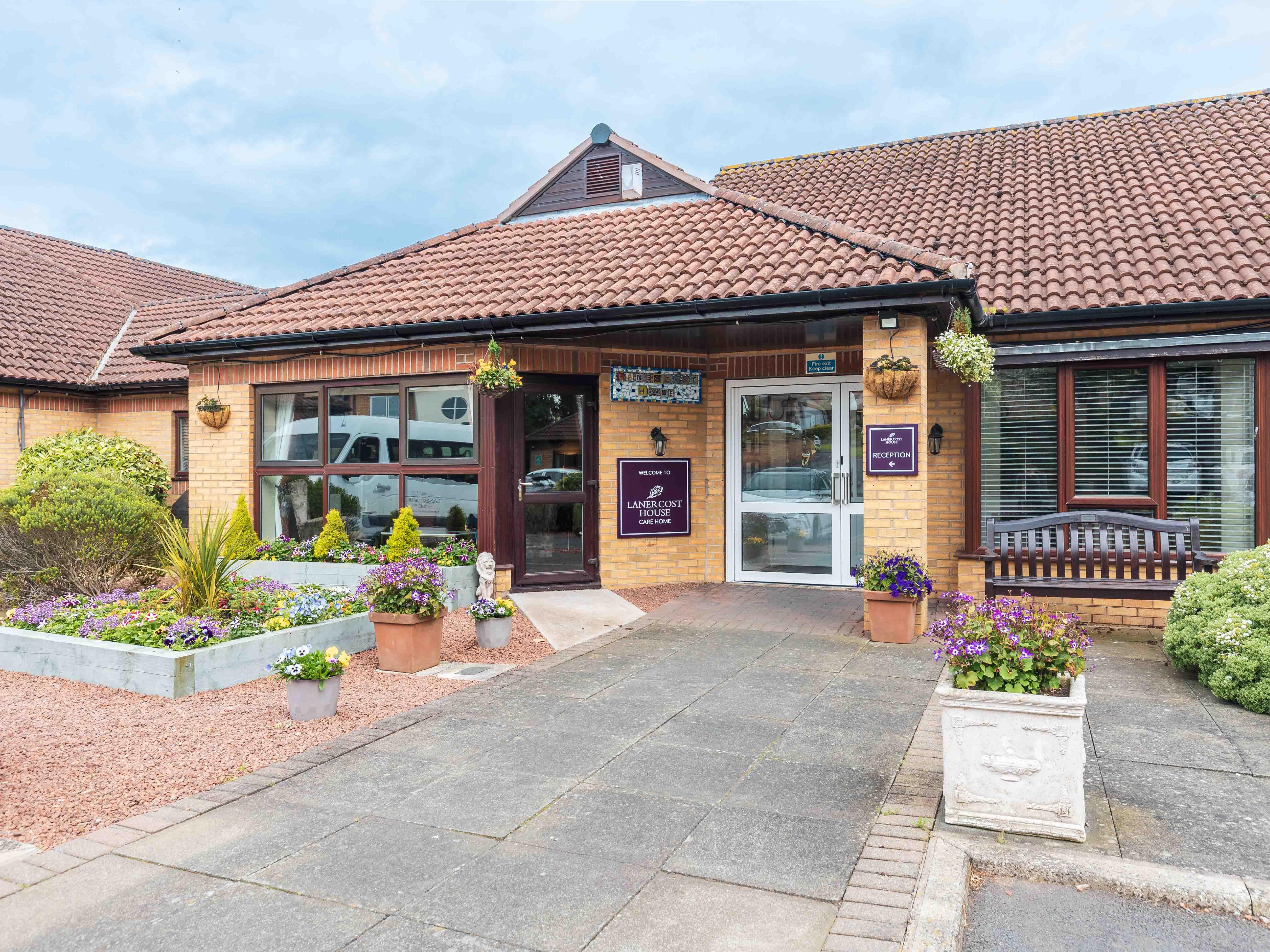 Exterior of Lanercost House Care Home in Carlisle
