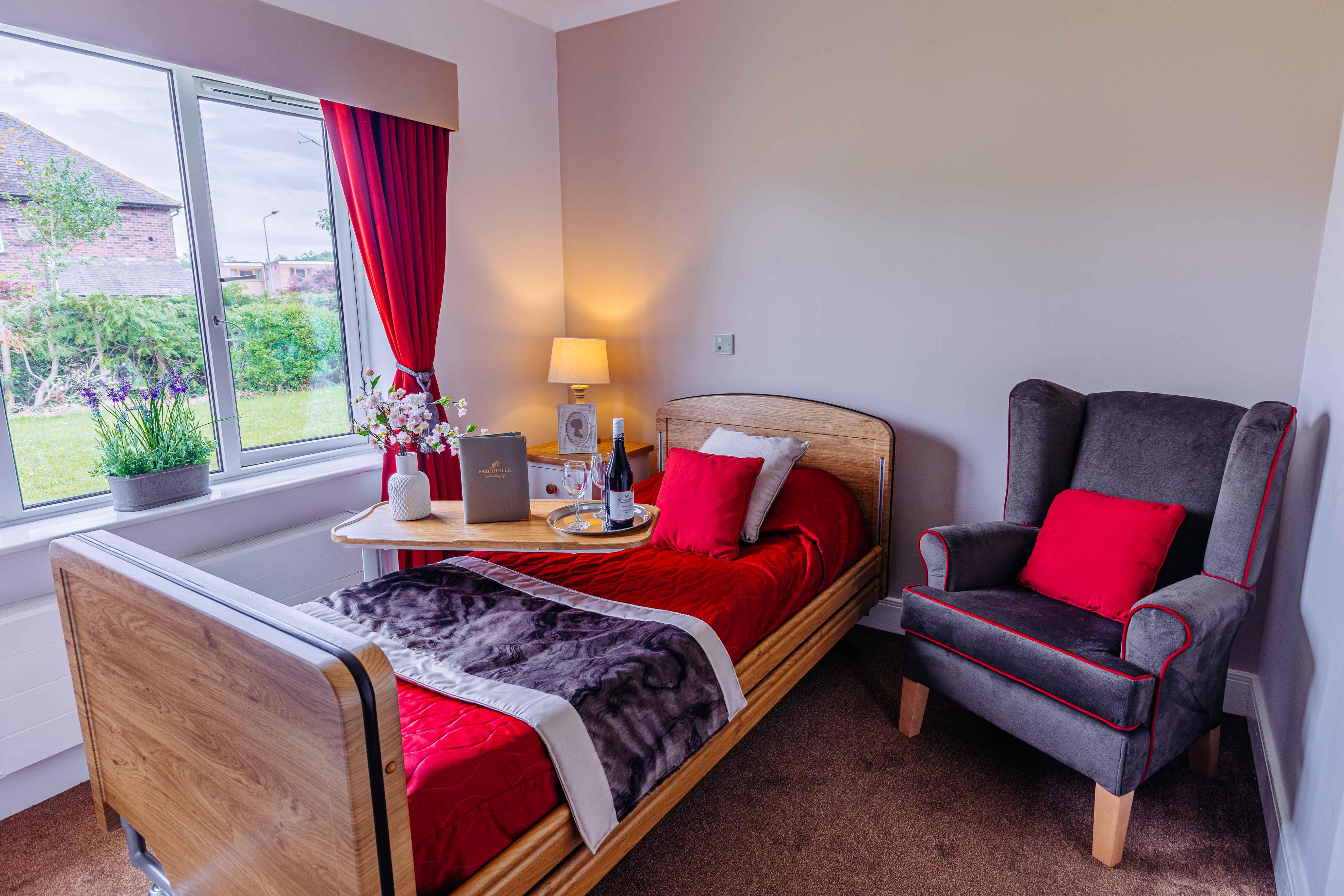 Bedroom at Lanercost House Care Home in Carlisle