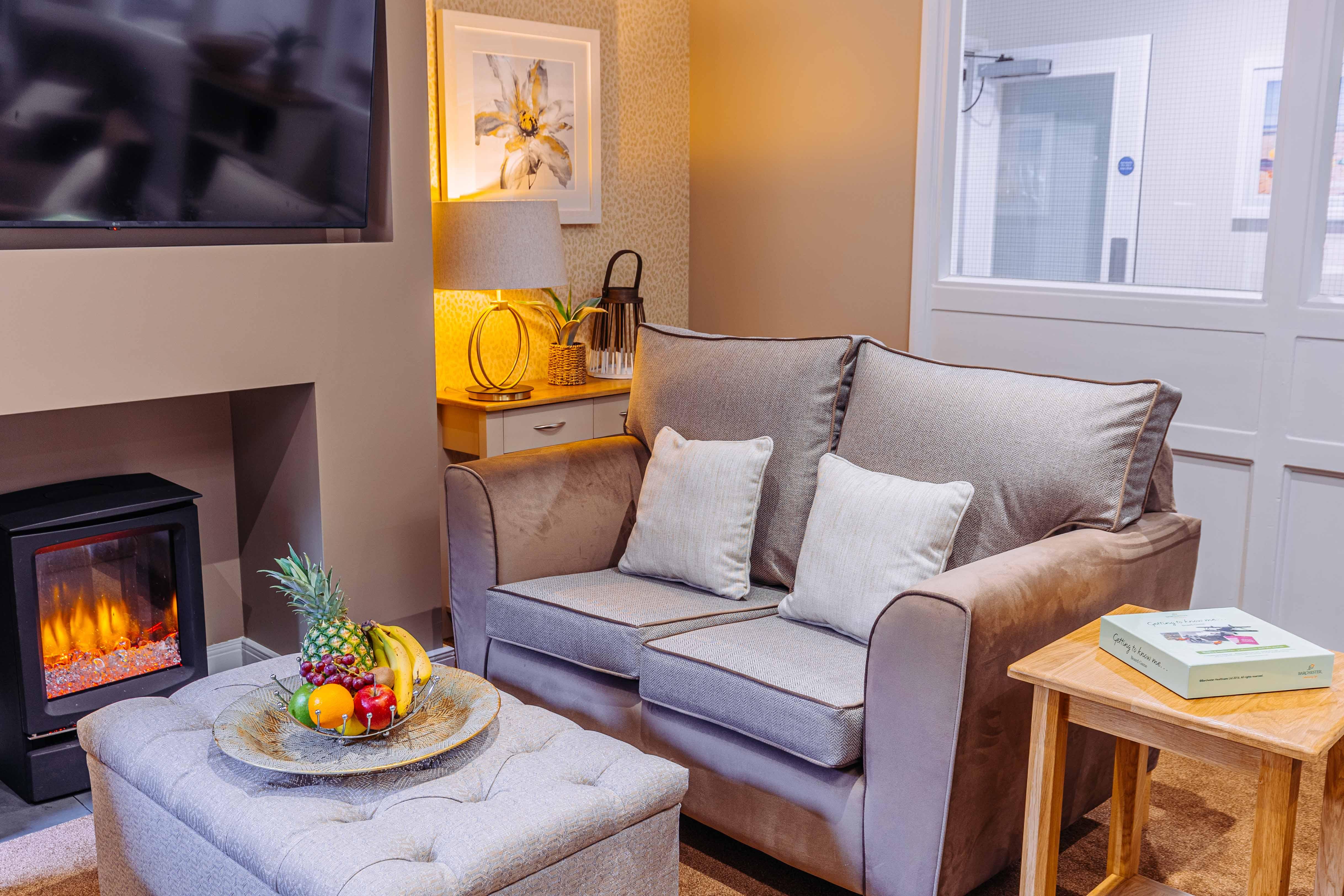 Lounge at Lanercost House Care Home in Carlisle