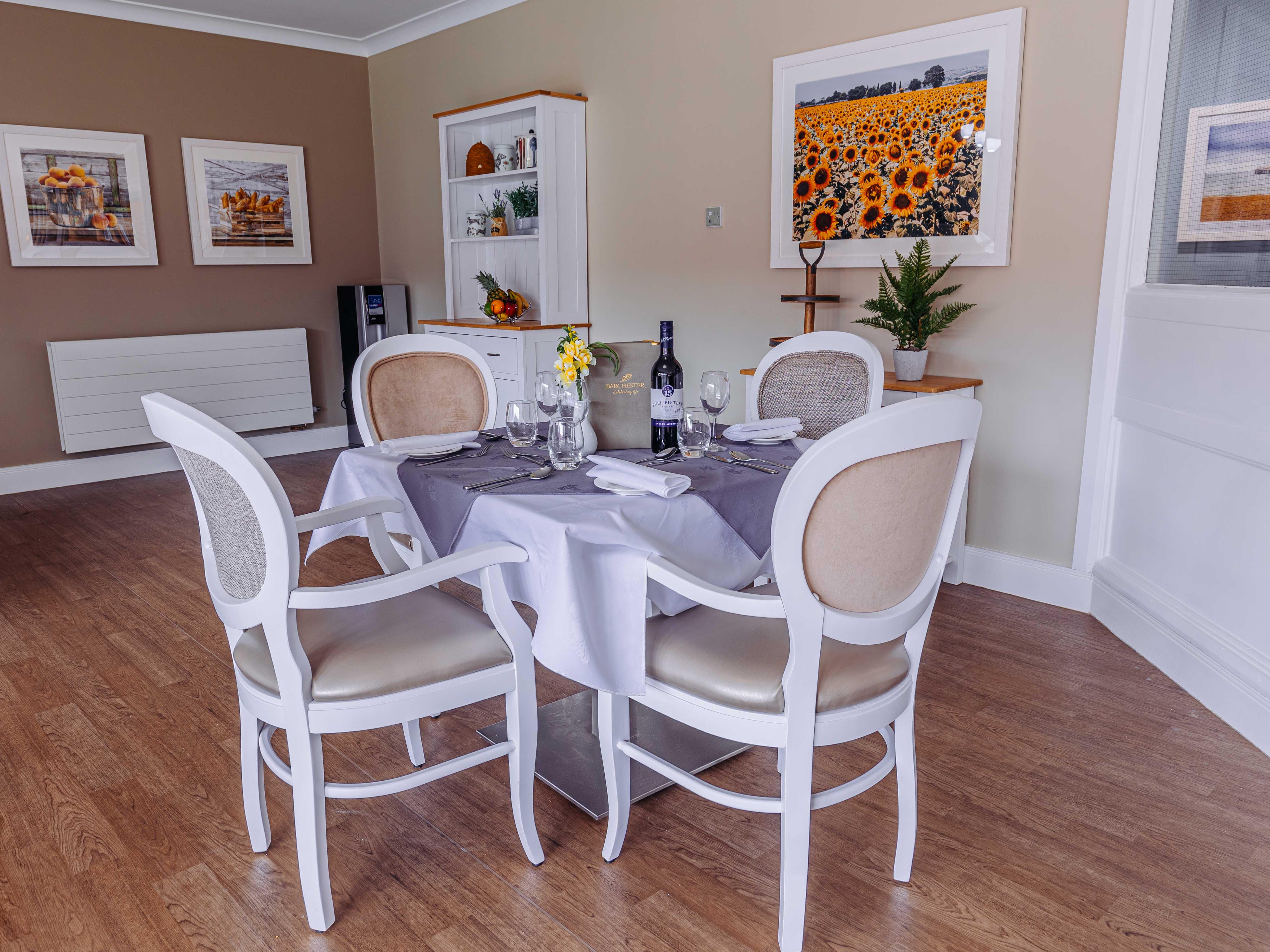 Dining Room at Lanercost House Care Home in Carlisle