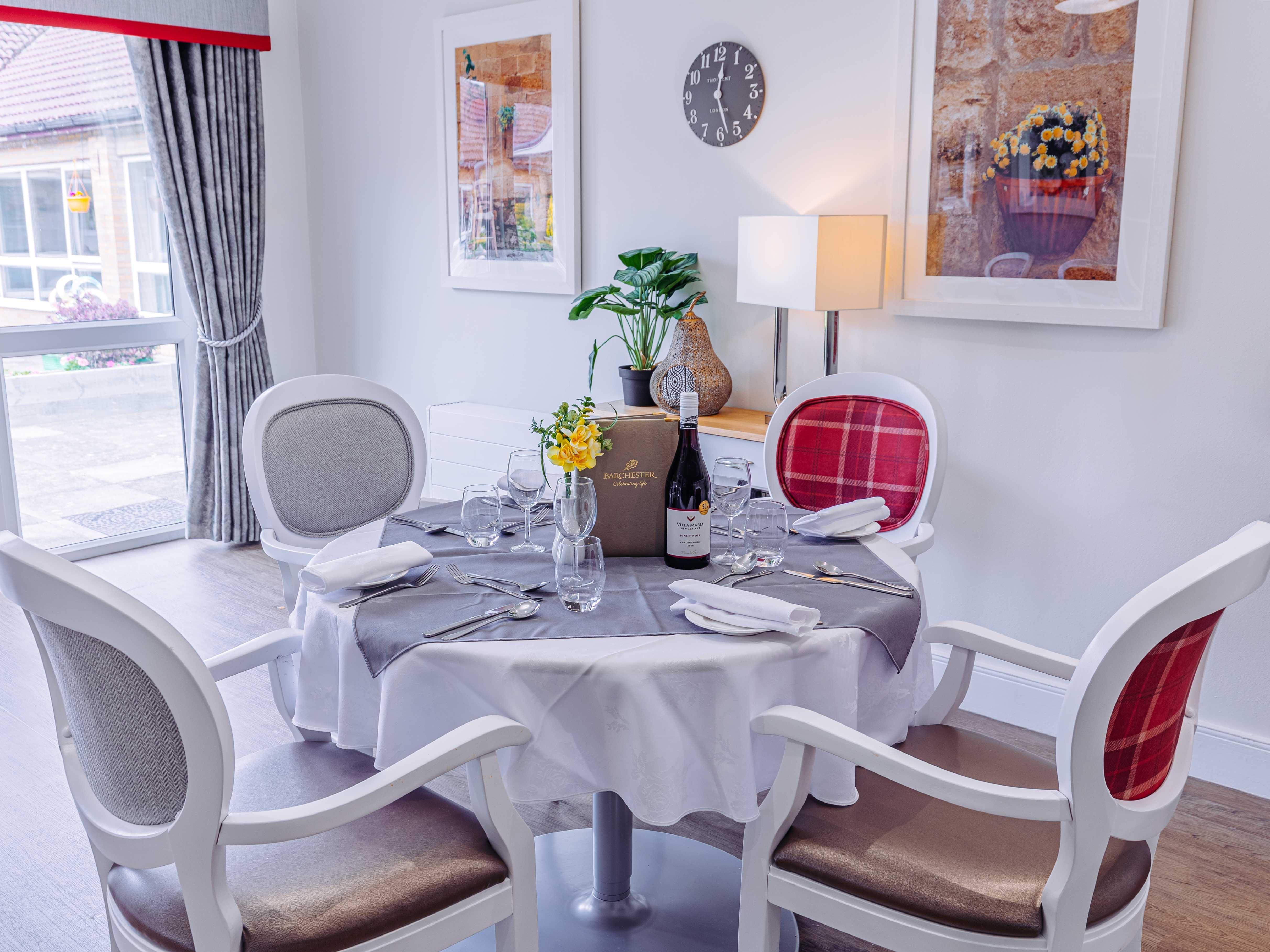 Dining at Lanercost House Care Home in Carlisle