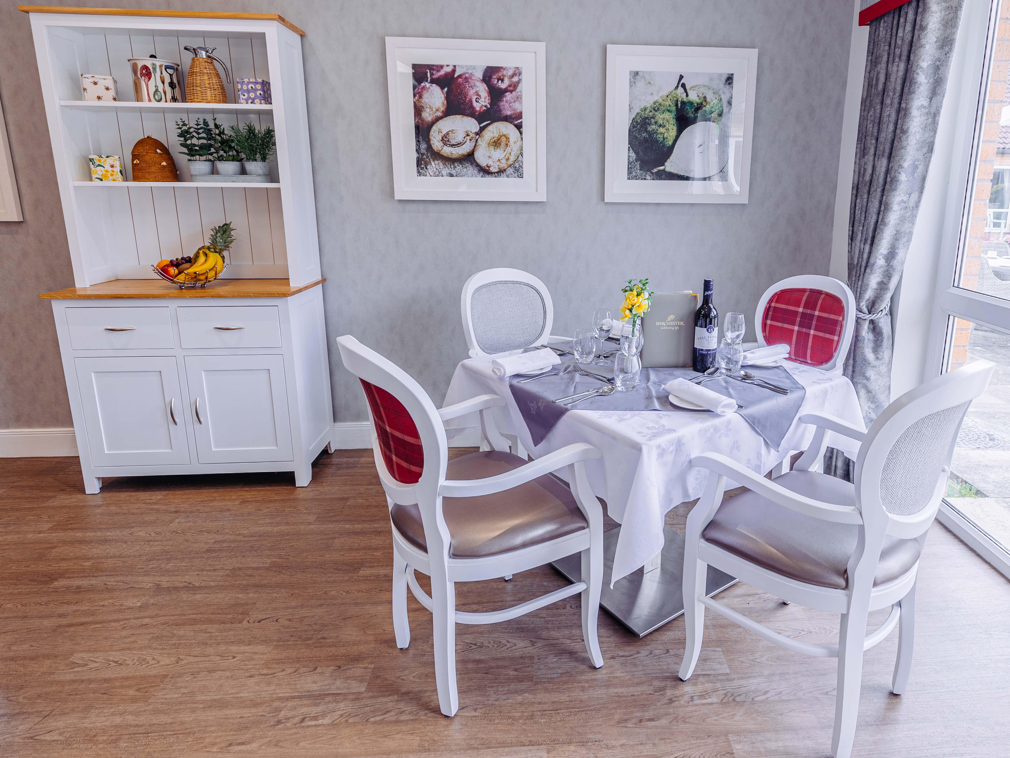 Dining at Lanercost House Care Home in Carlisle