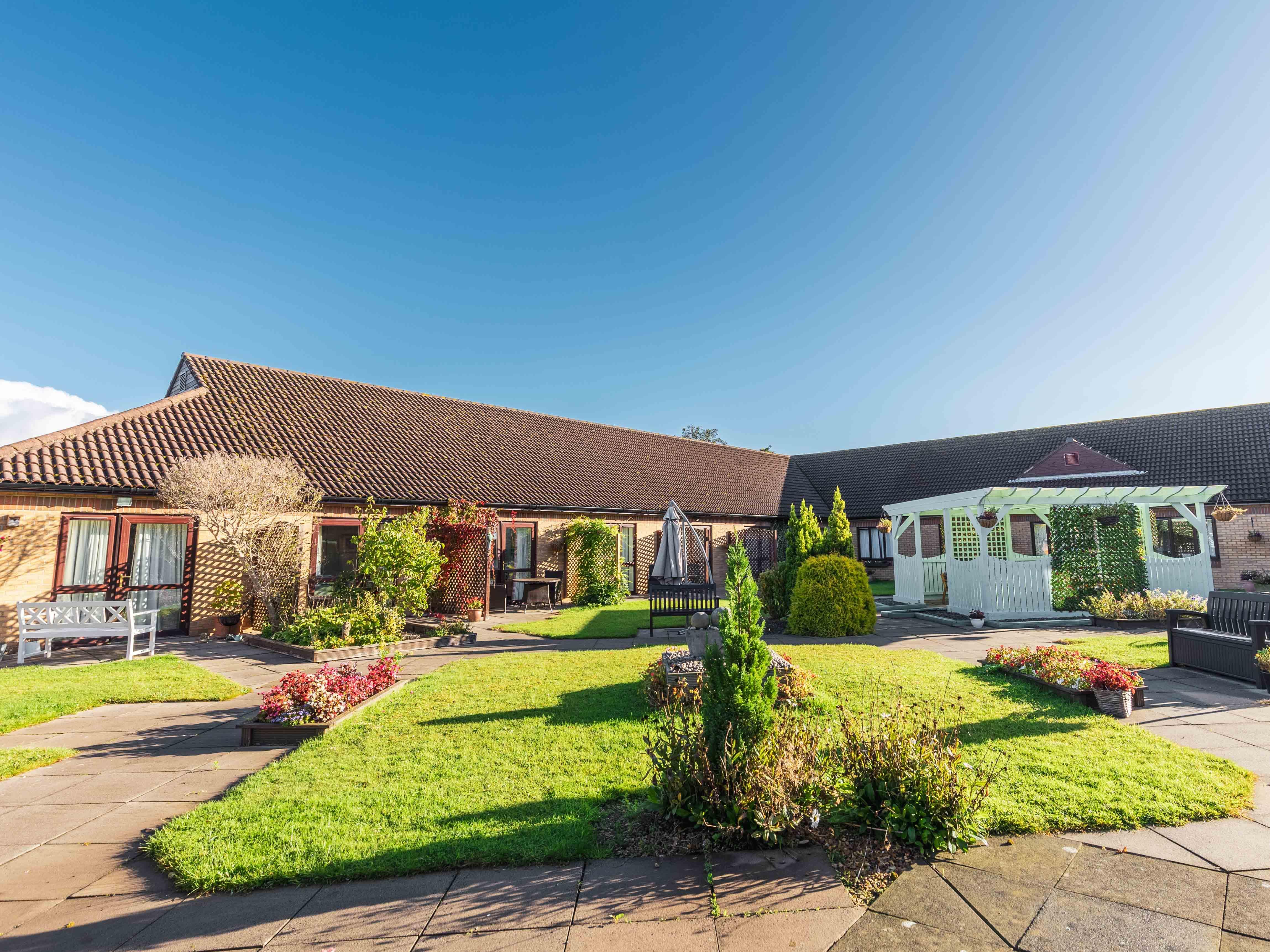 Gardens at Lanercost House Care Home in Carlisle