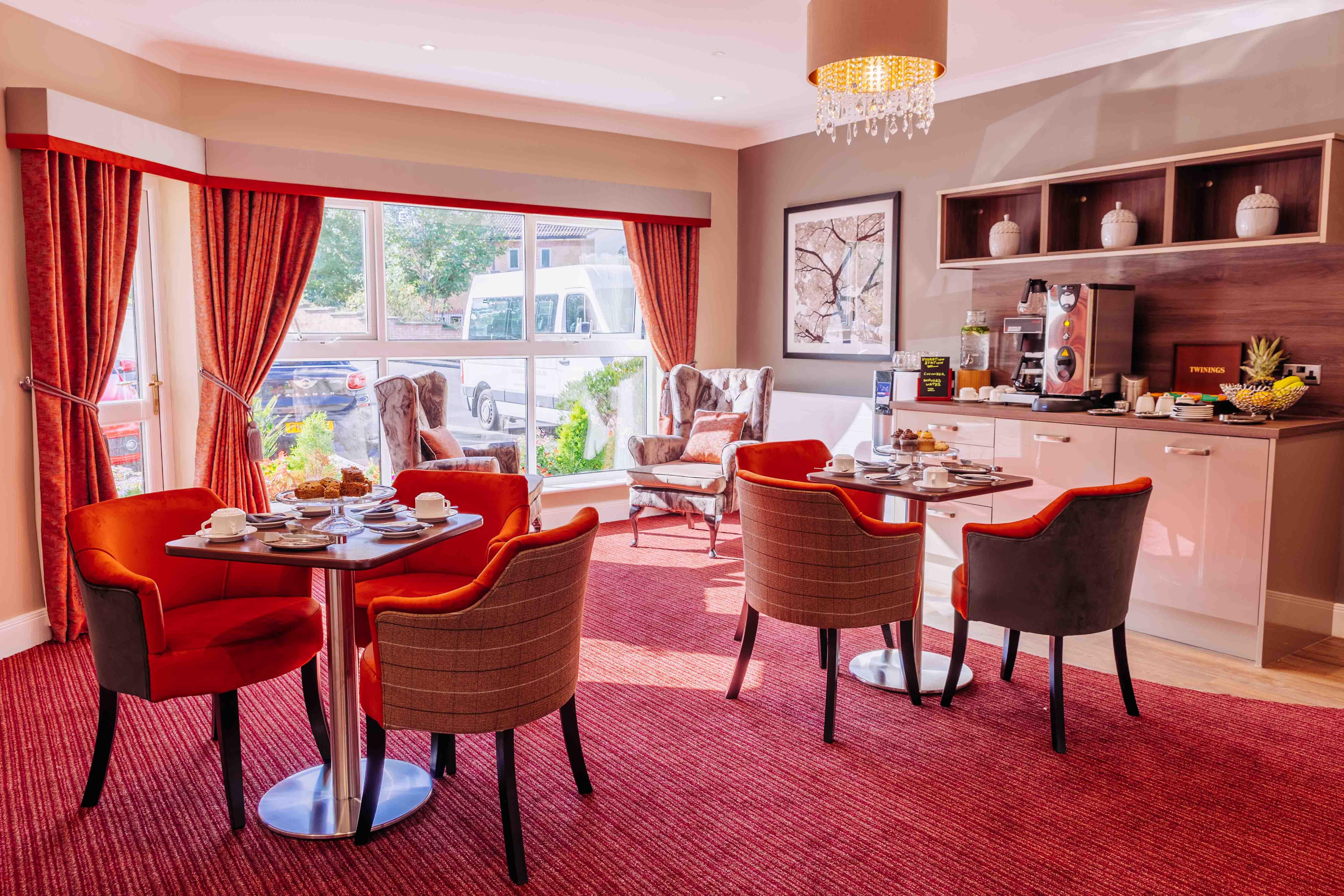 Cafe at Lanercost House Care Home in Carlisle