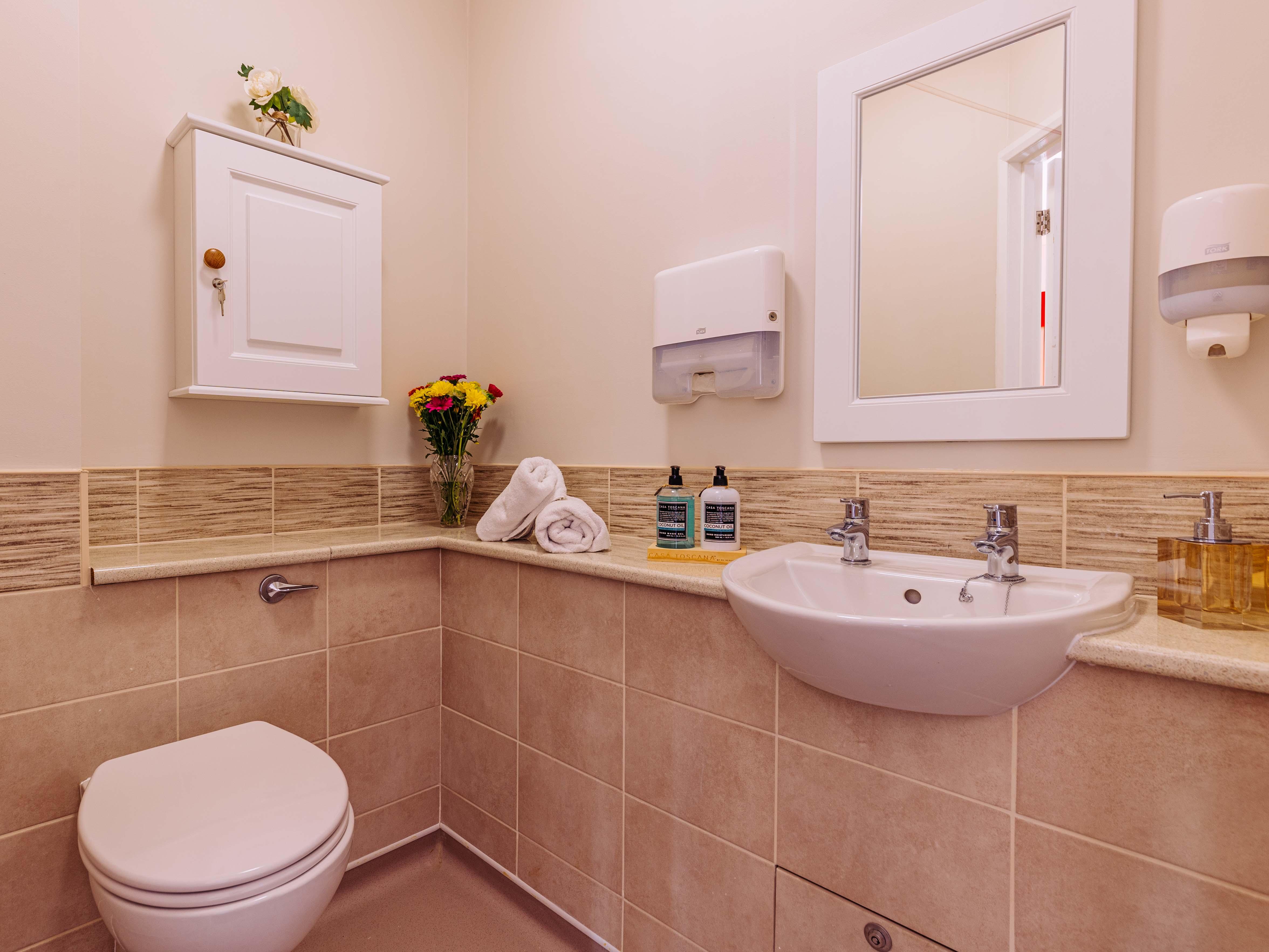 En-Suite Bathroom at Lanercost House Care Home in Carlisle