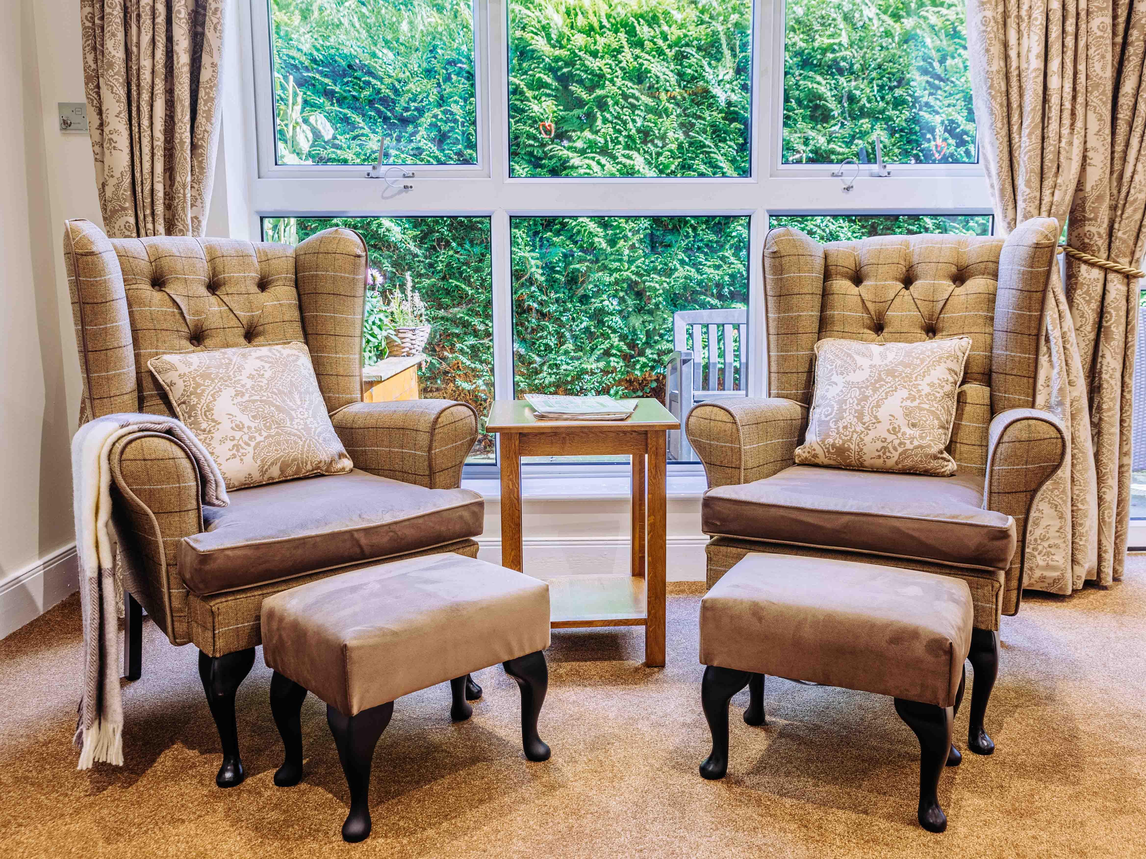 Socialising at Lanercost House Care Home in Carlisle