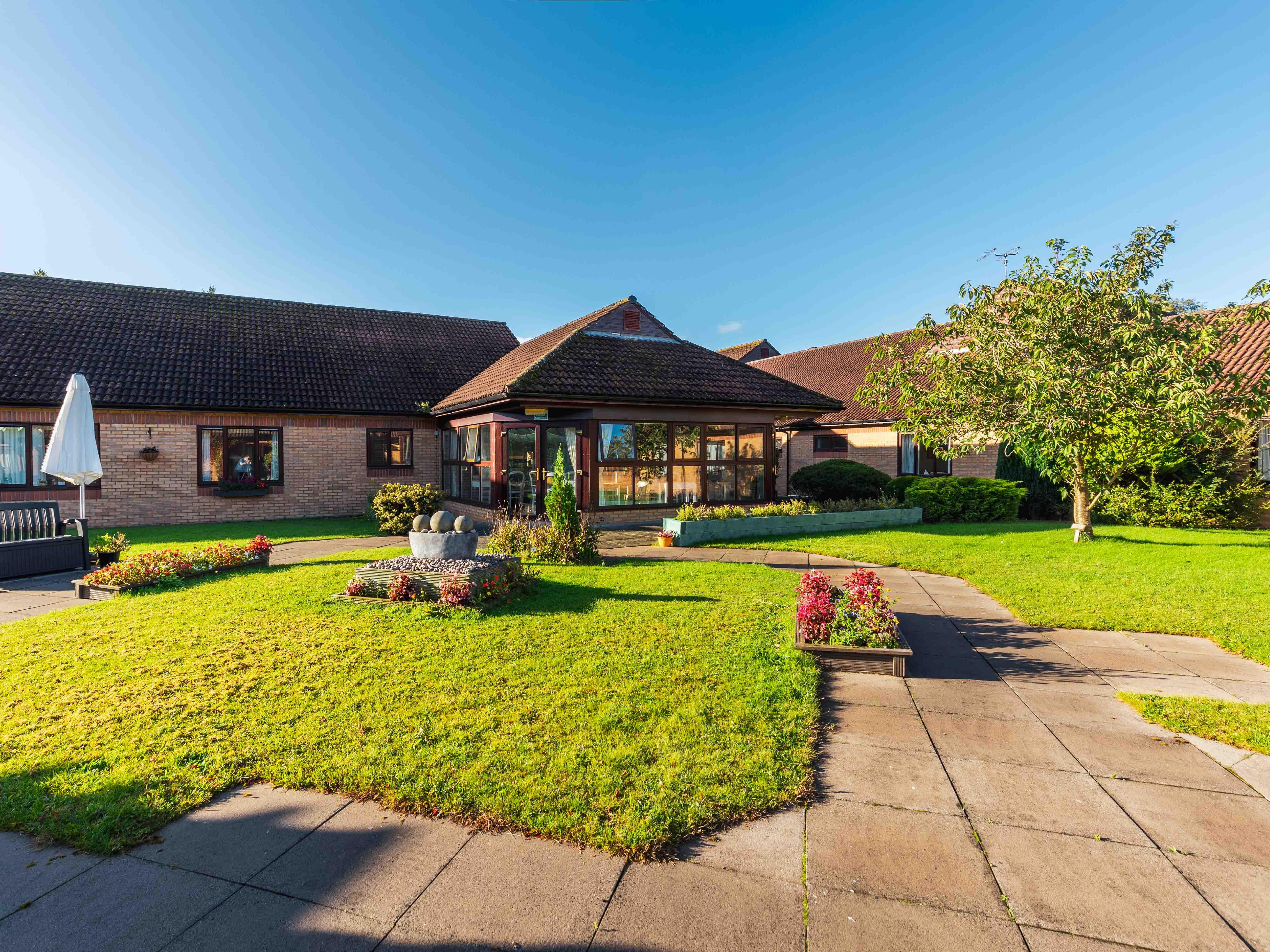 Gardens at Lanercost House Care Home in Carlisle