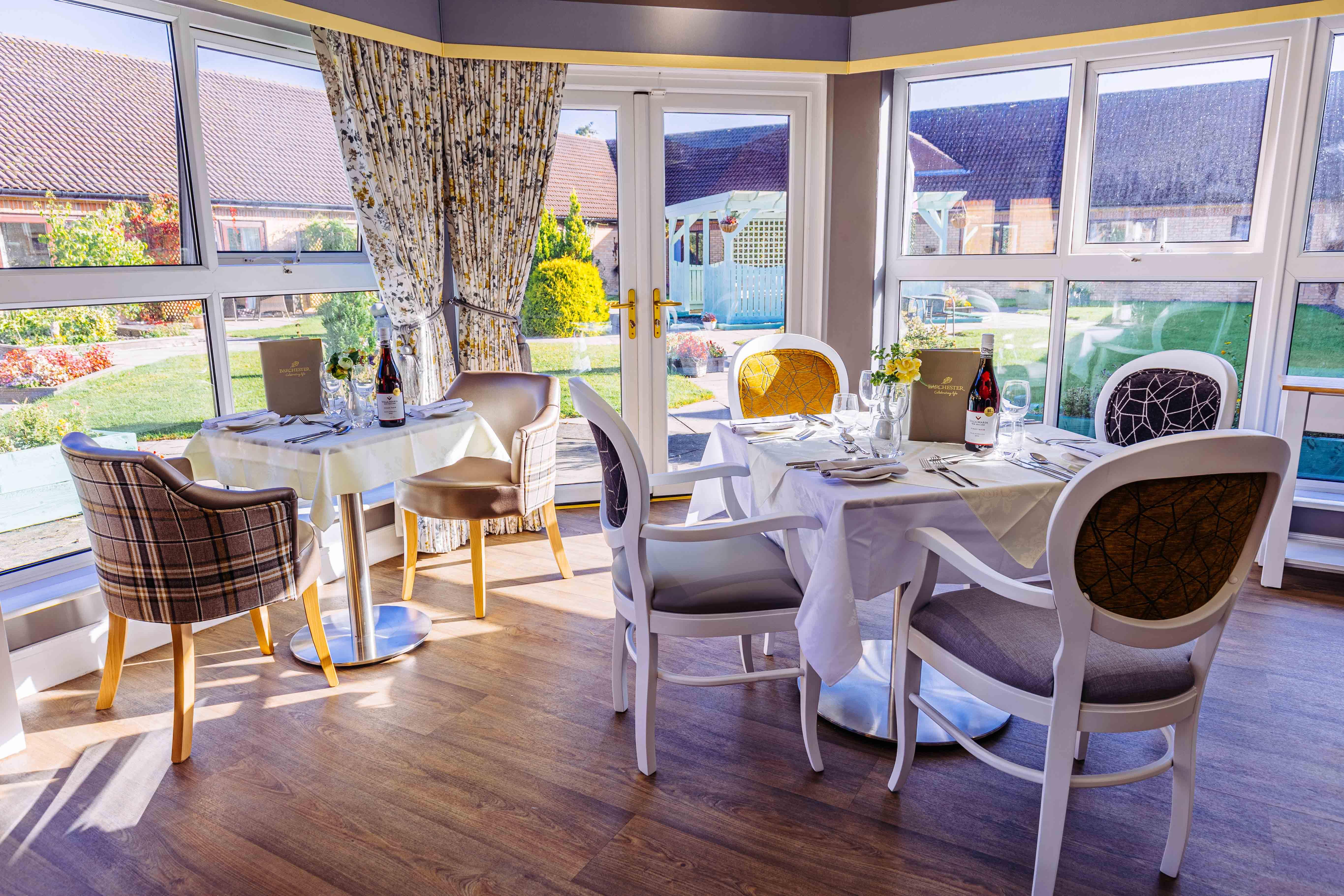 Dining Room at Lanercost House Care Home in Carlisle