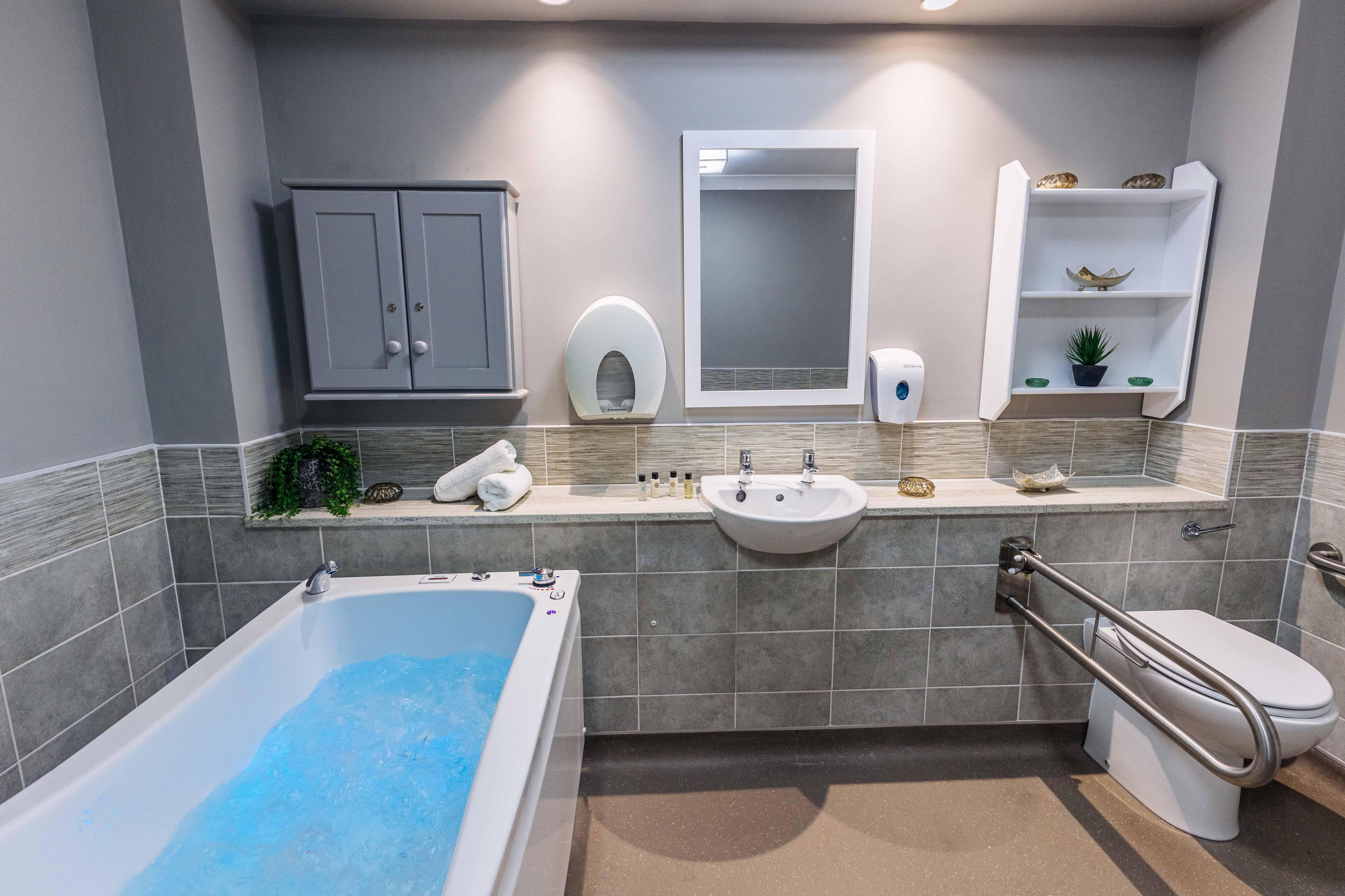 Luxury Spa Bath at Lawton Manor Care Home in Stoke on Trent