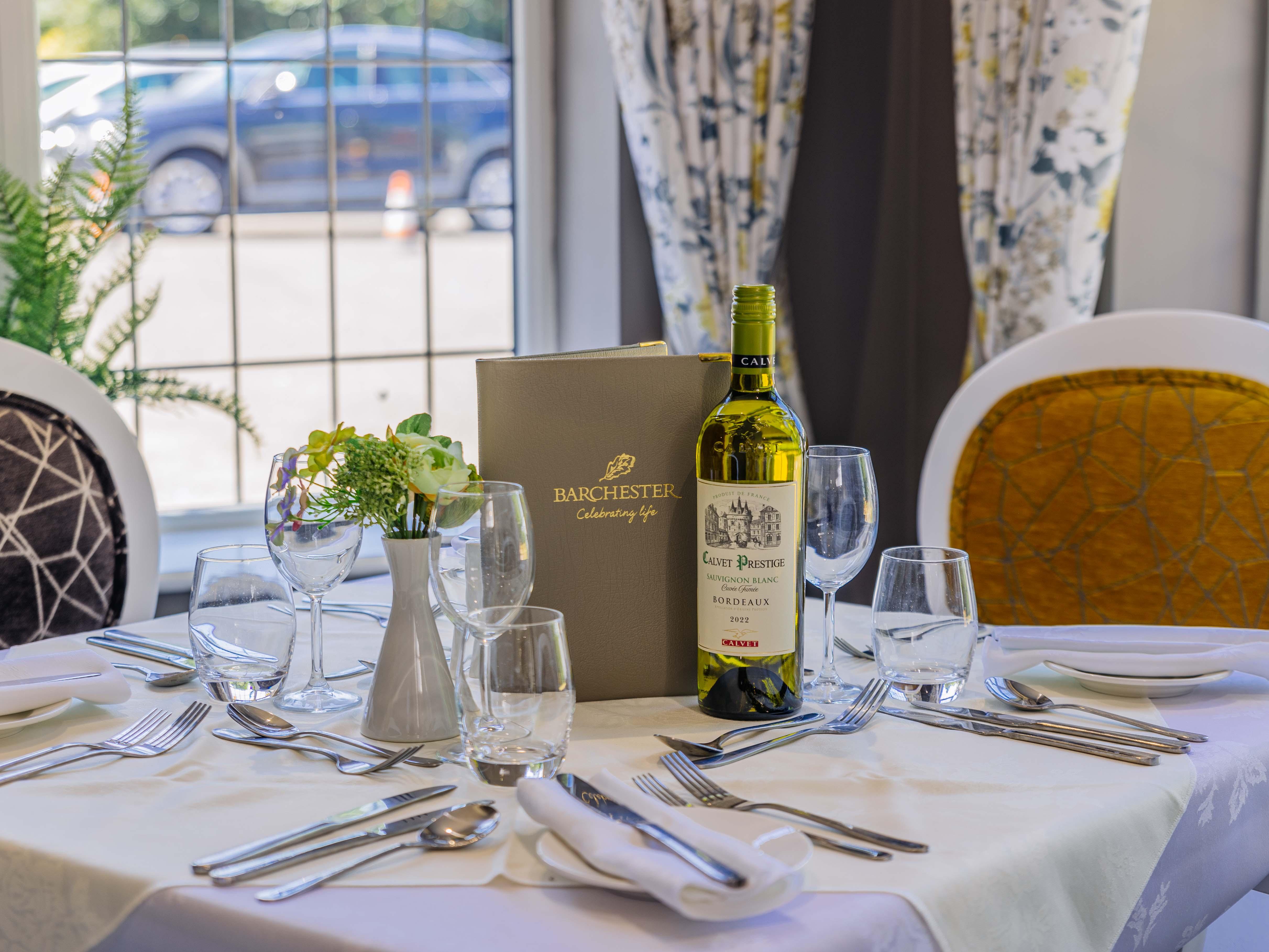 Dining at Lawton Manor Care Home in Stoke on Trent