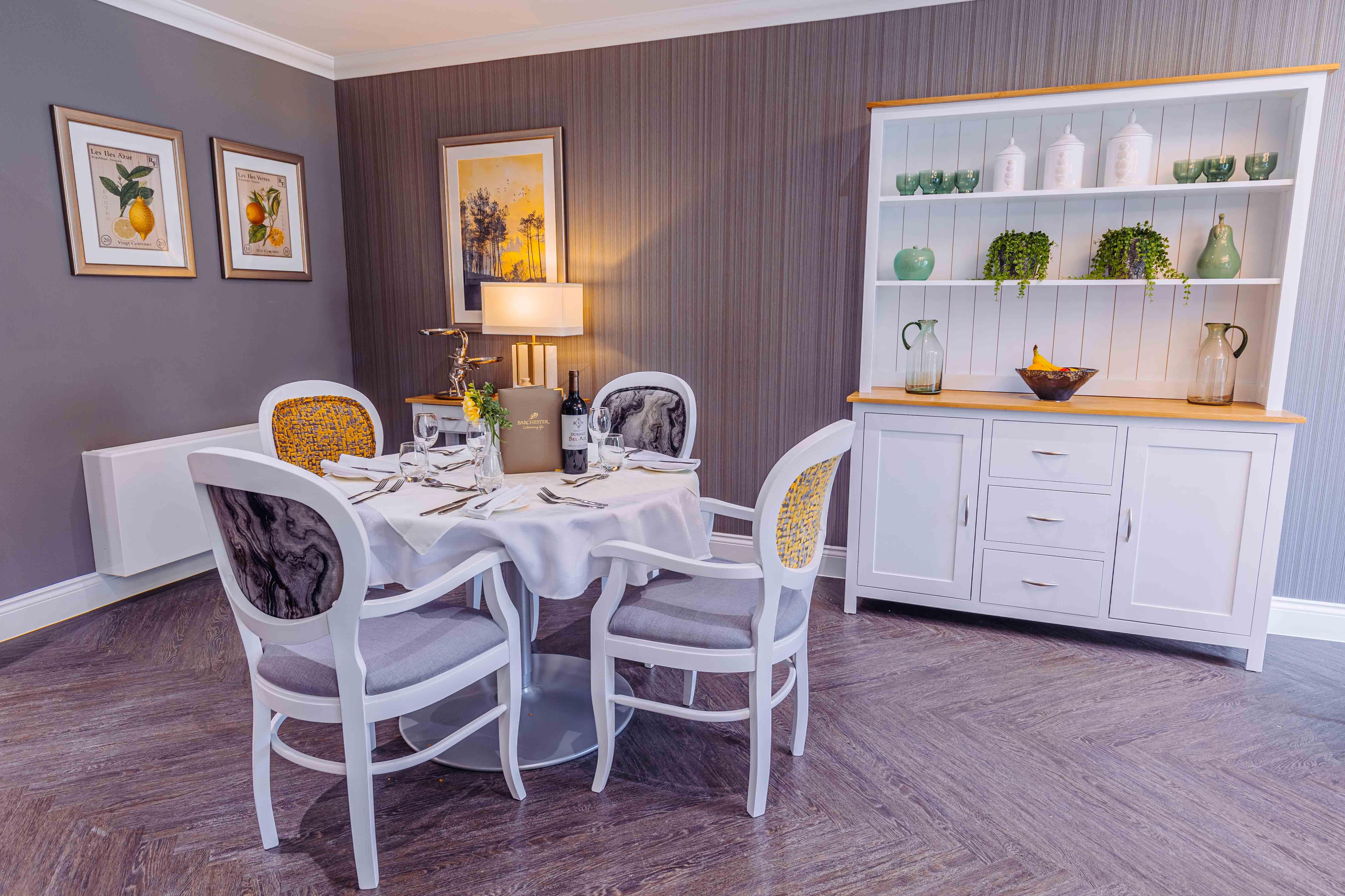 Dining at Rose Water Place Care Home in Maidstone