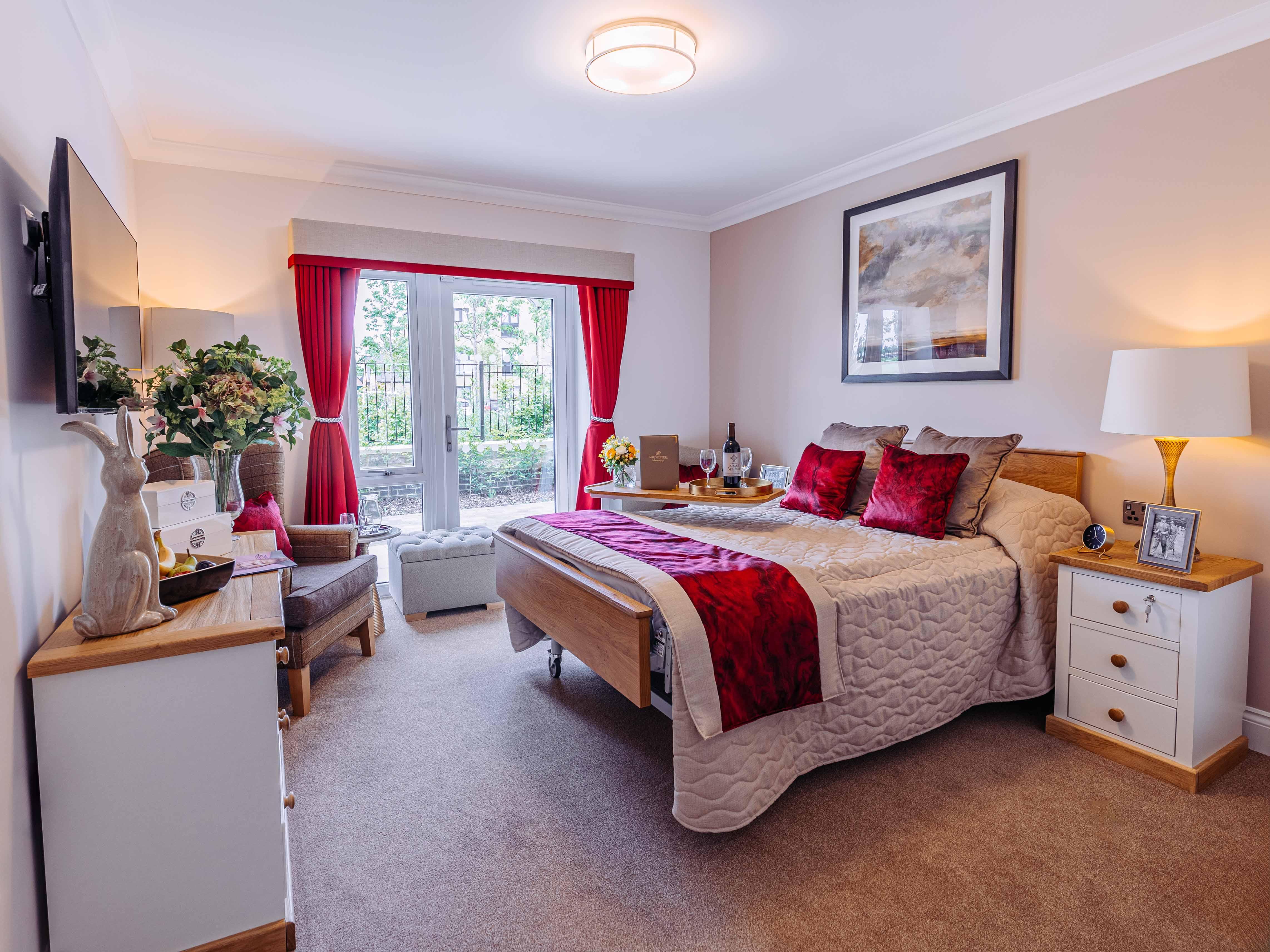 Bedroom at Rose Water Place Care Home in Maidstone