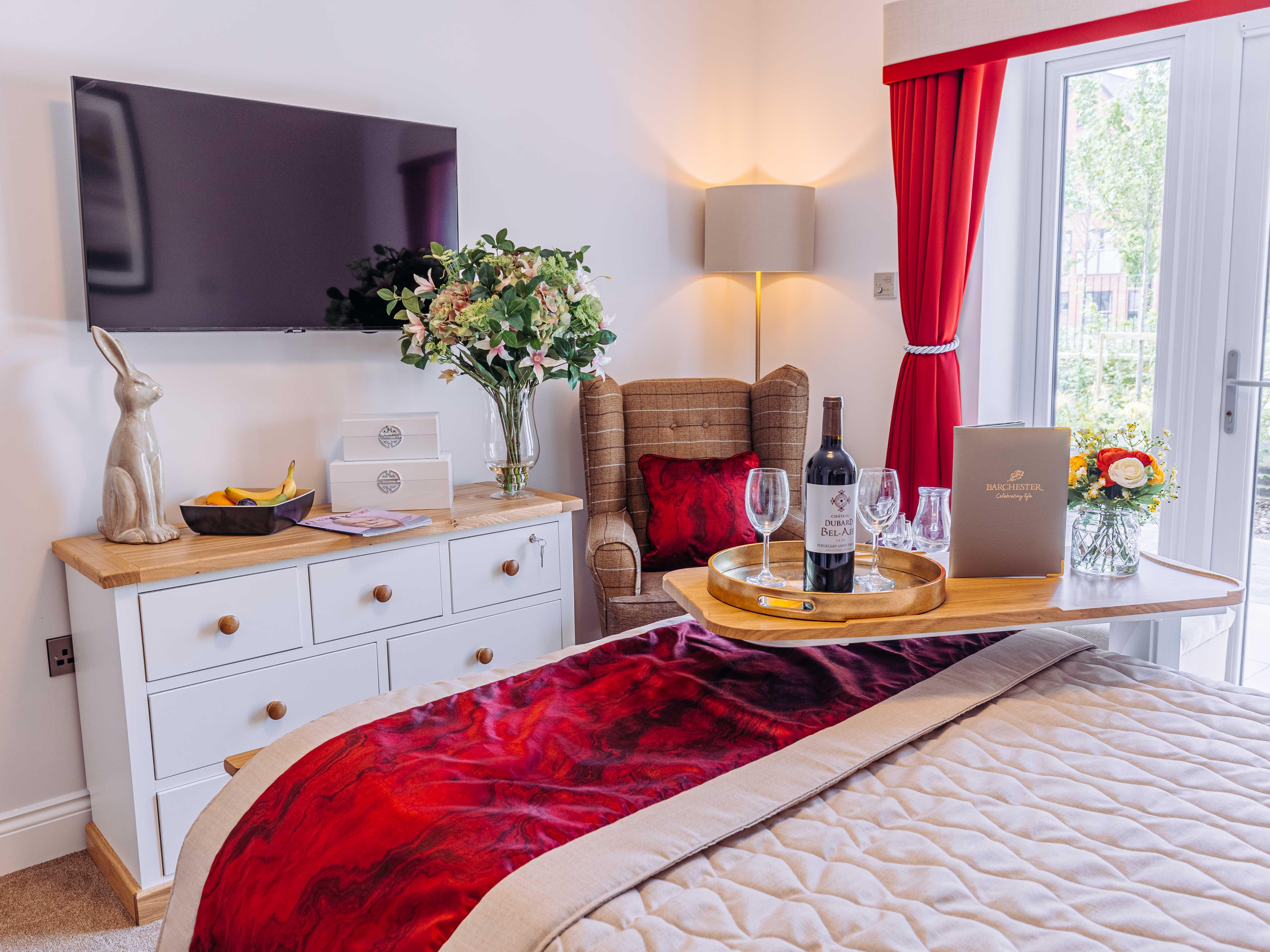 Bedroom at Rose Water Place Care Home in Maidstone