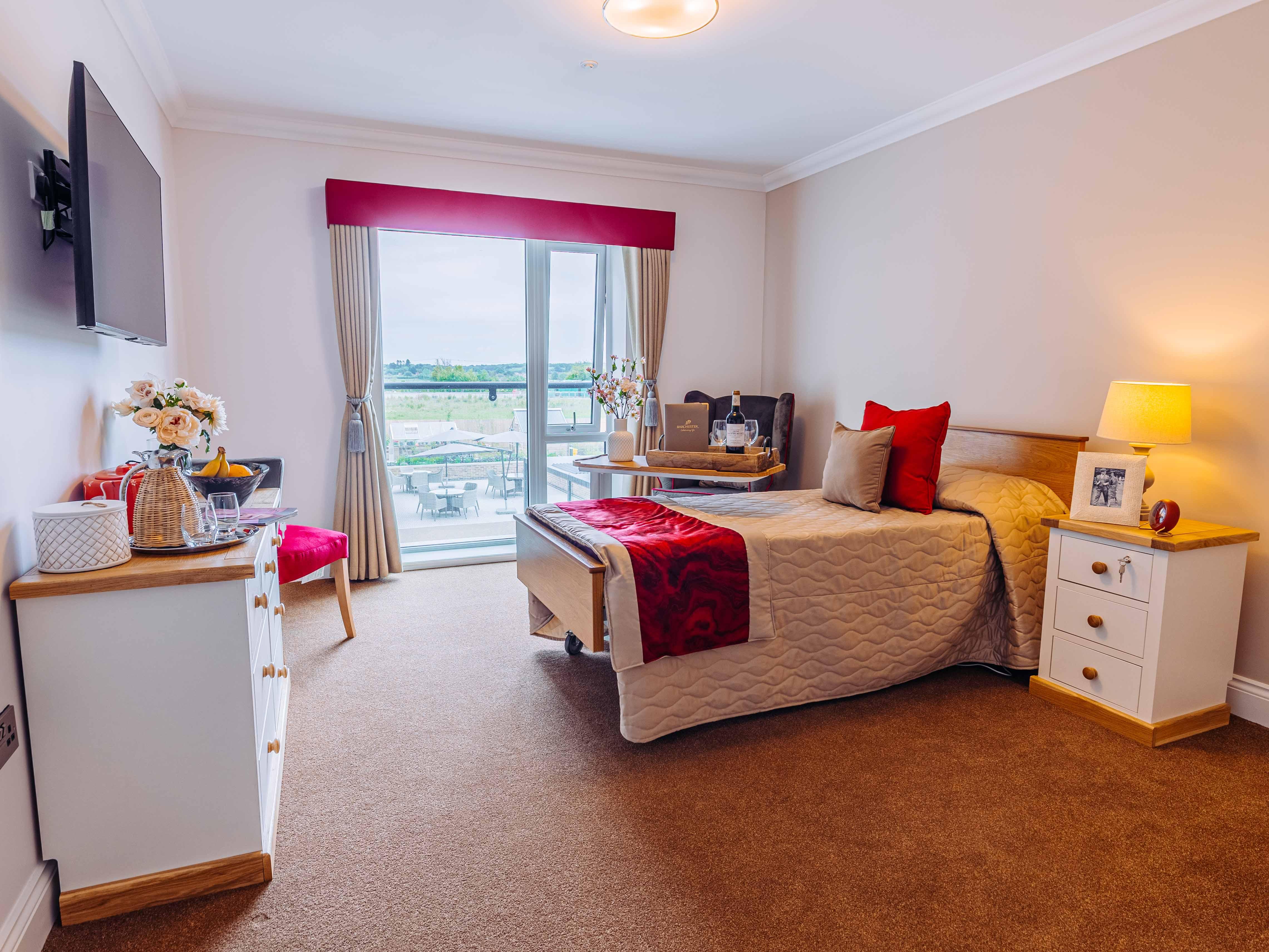 Bedroom at Rose Water Place Care Home in Maidstone
