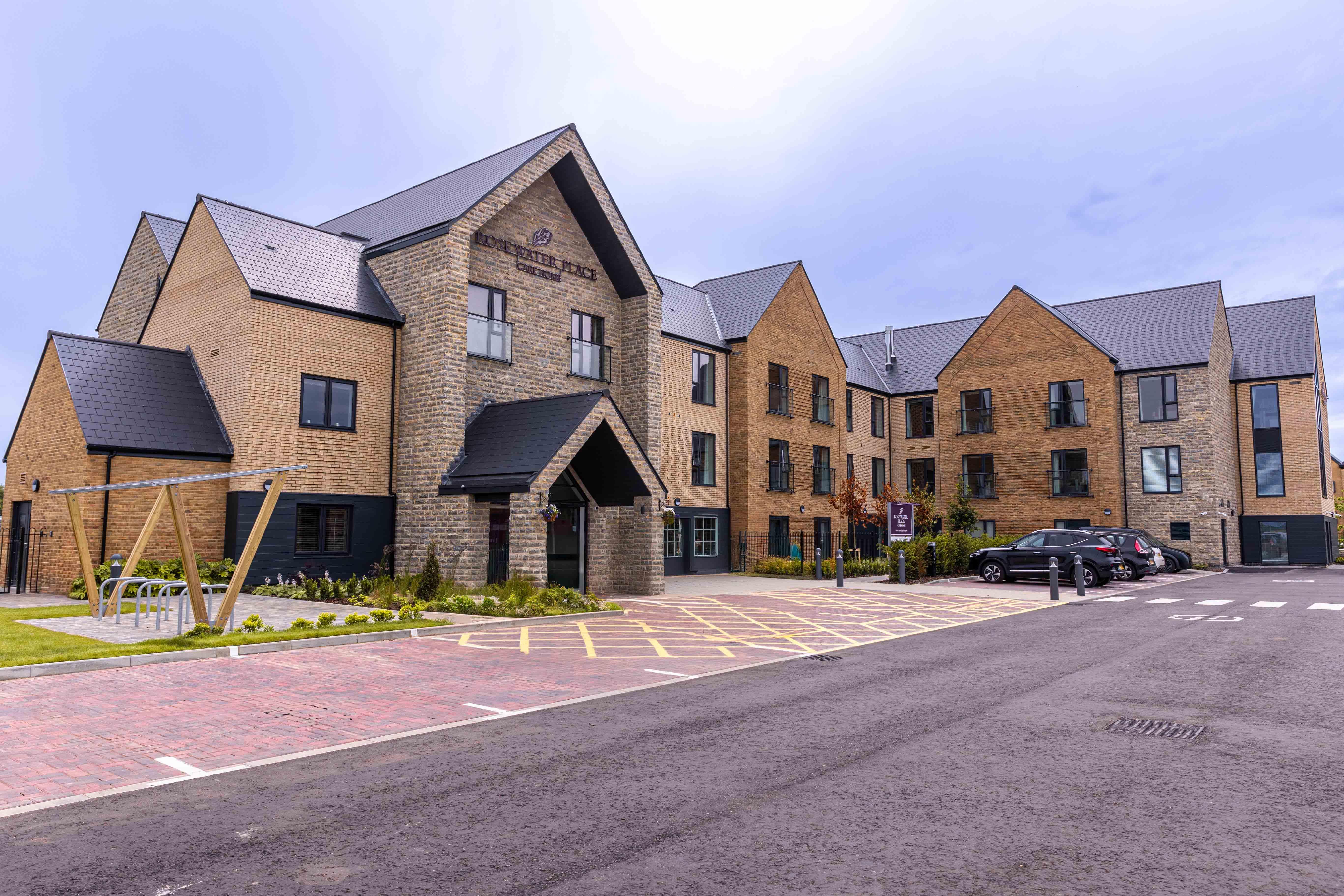 Exterior of Rose Water Place Care Home in Maidstone