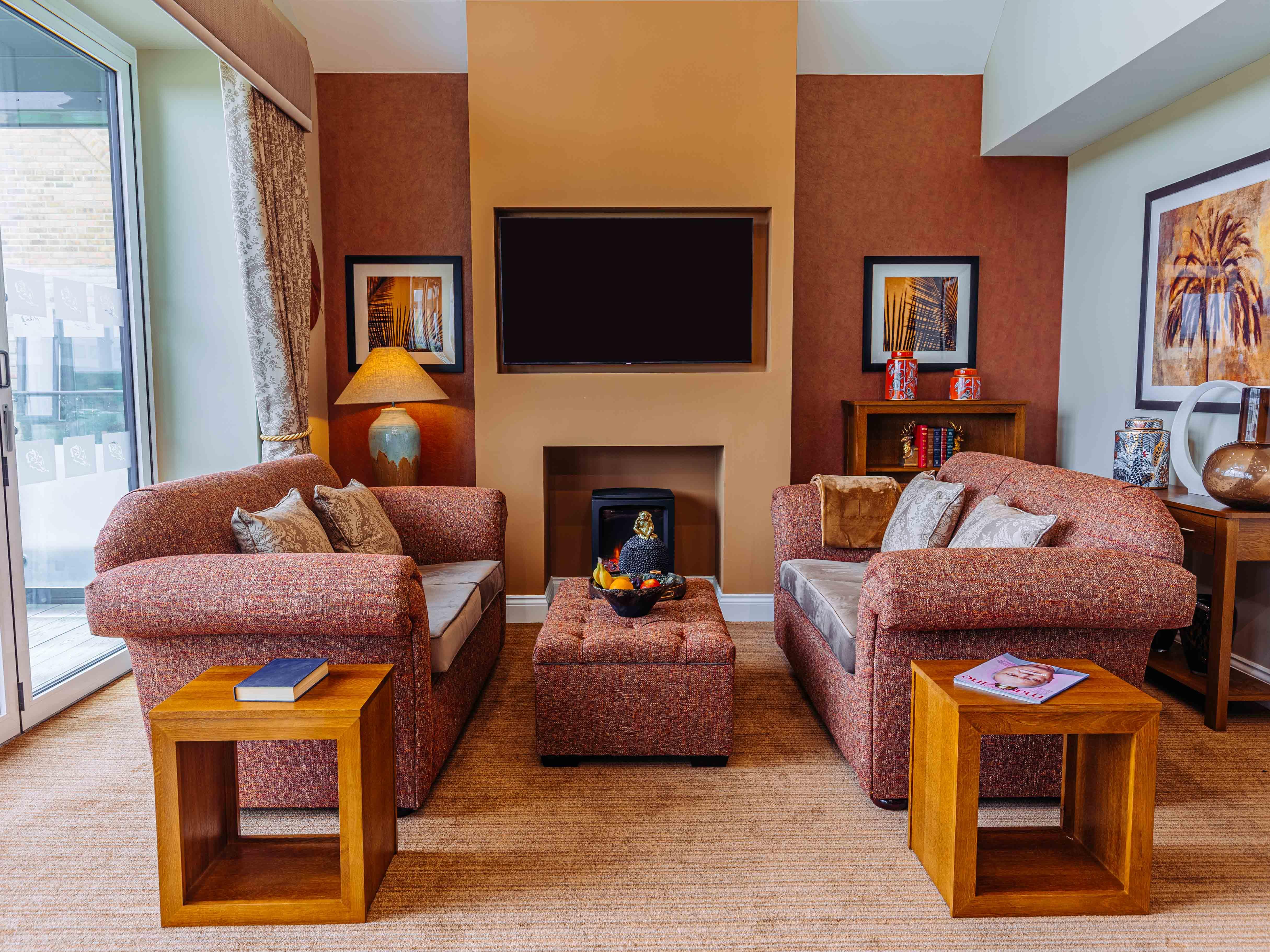 Lounge at Rose Water Place Care Home in Maidstone