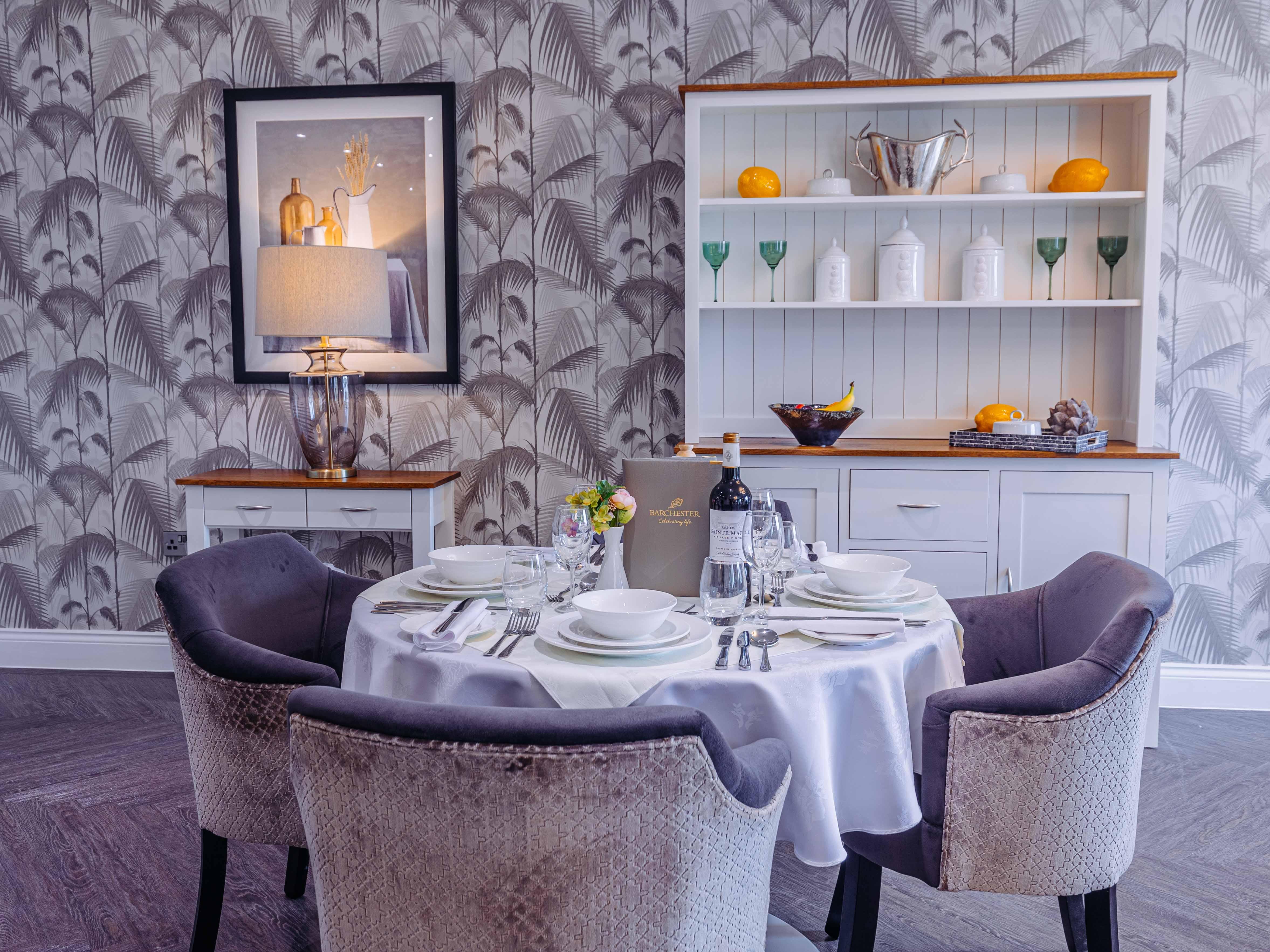Dining at Rose Water Place Care Home in Maidstone