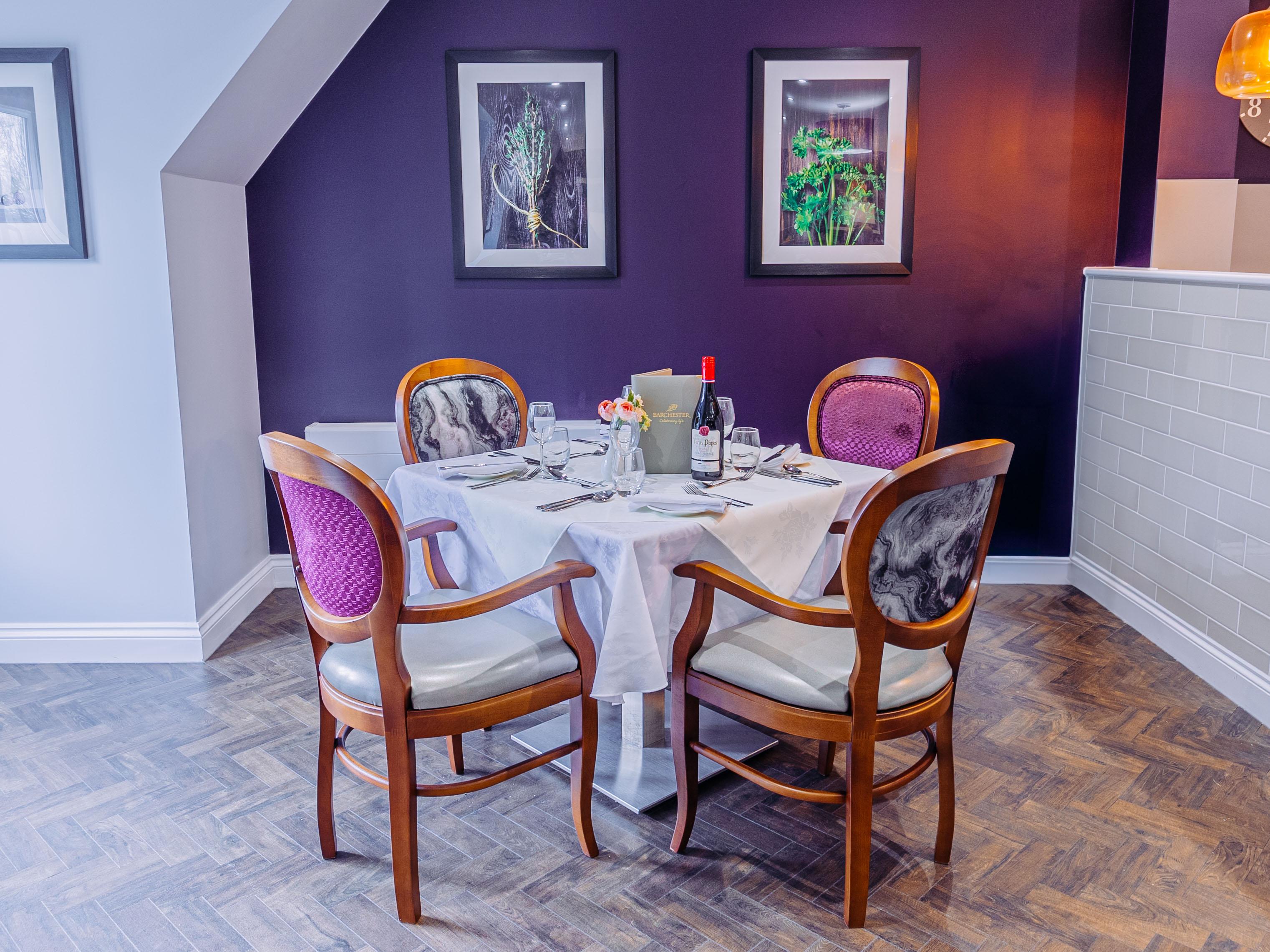Private Dining at Rothsay Grange Care Home