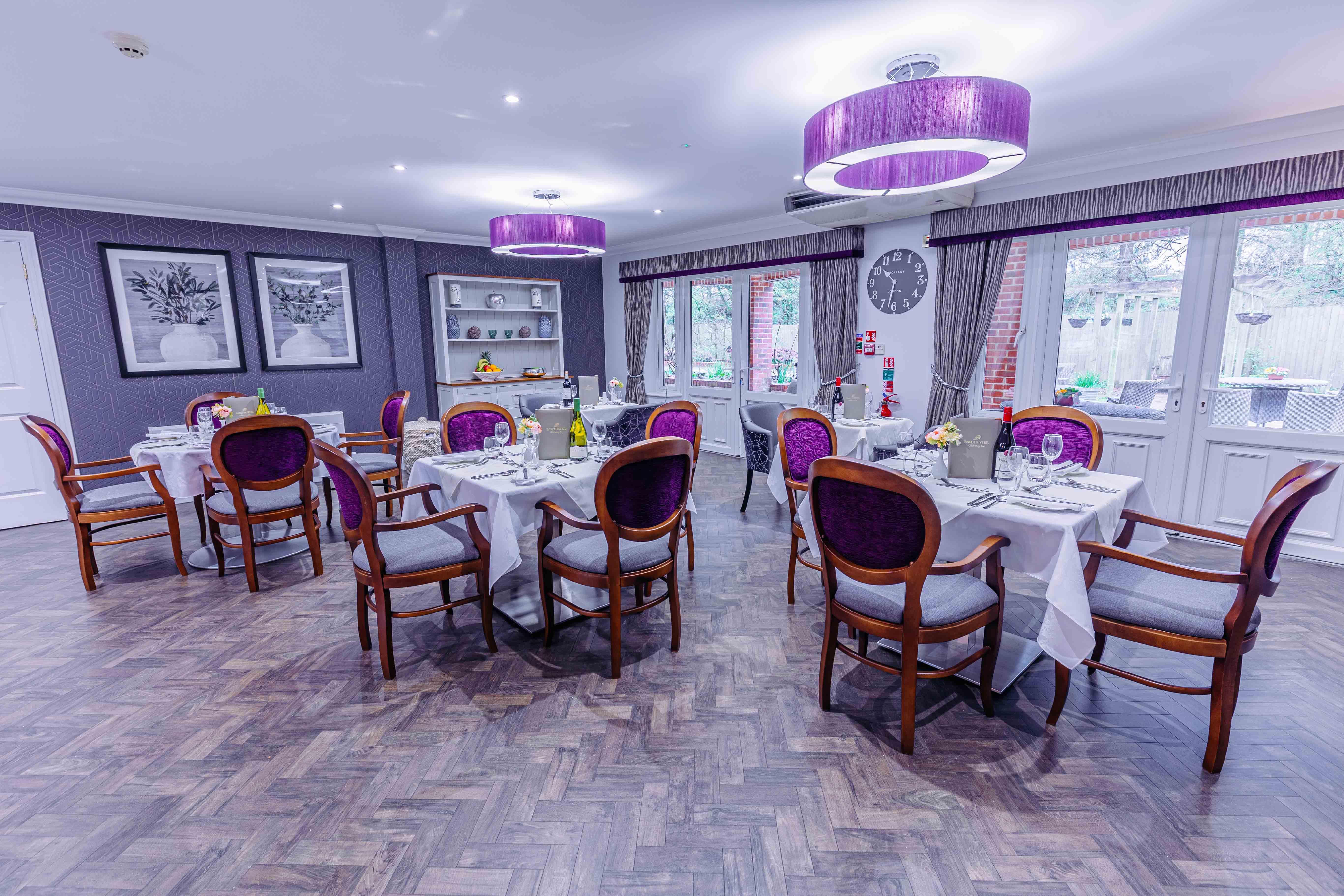 Dining room at Rothsay Grange Care Home
