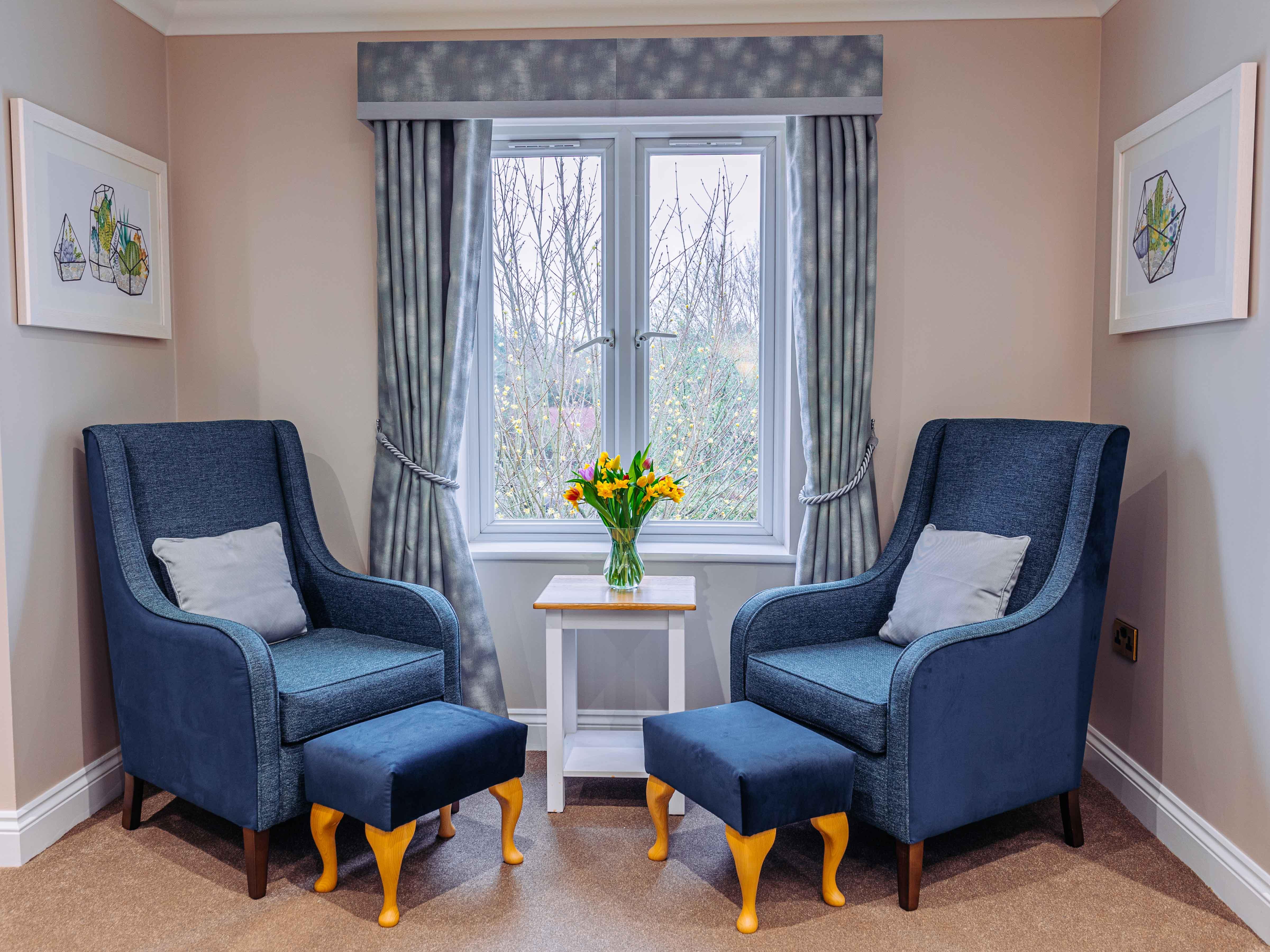 Relaxing at Rothsay Grange Care Home