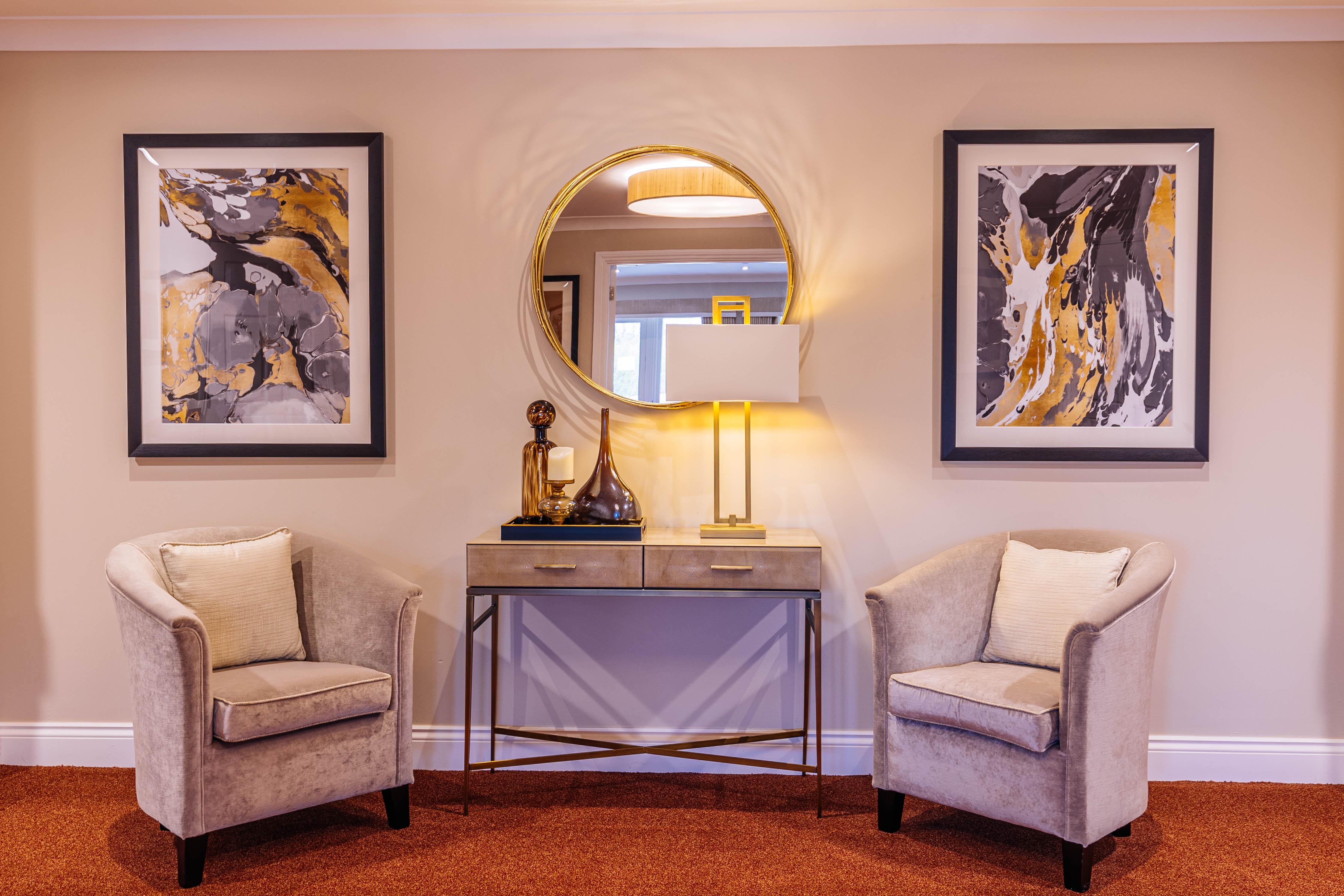 Lounges at at Sycamore Grove Care Home