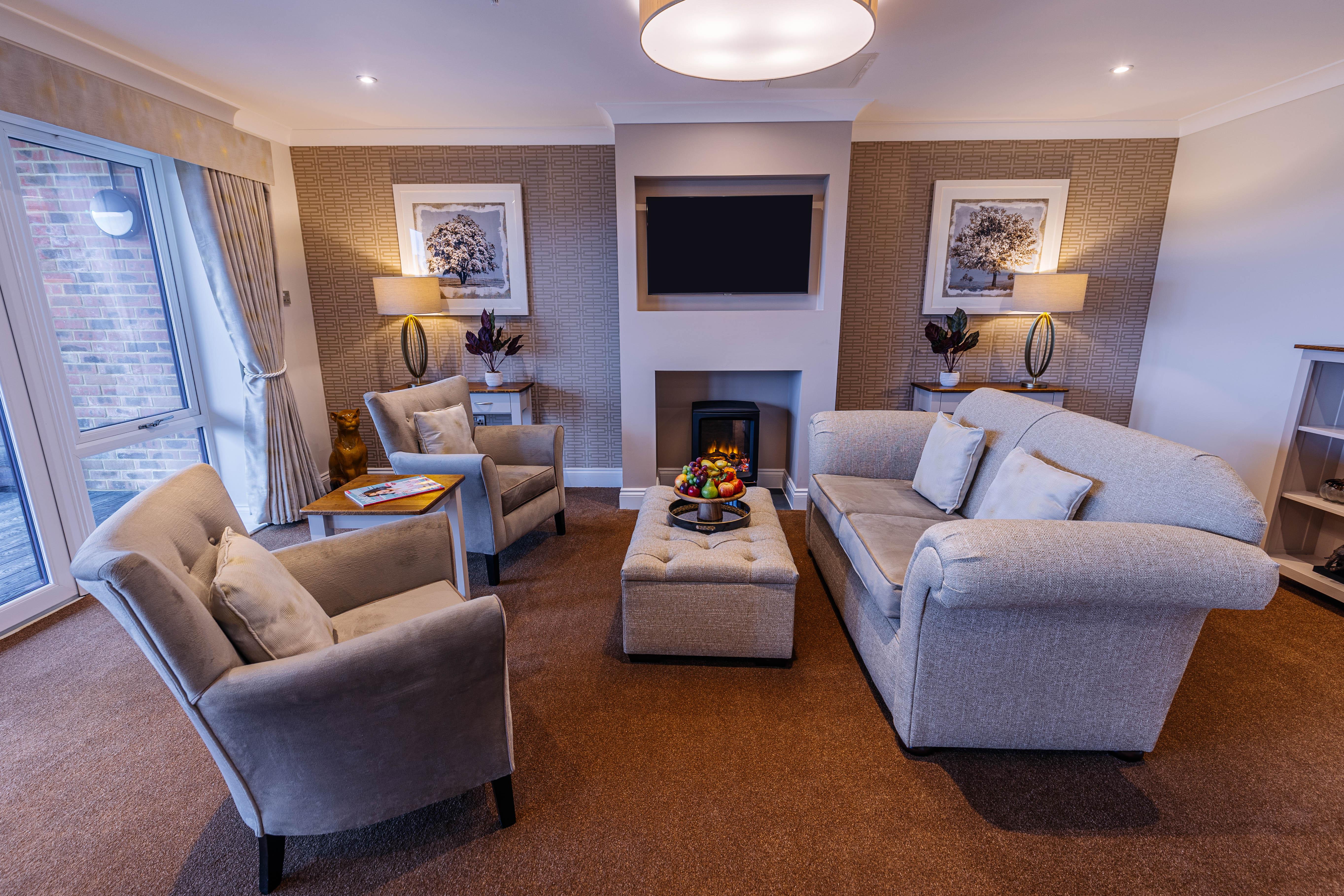 Lounges at at Sycamore Grove Care Home