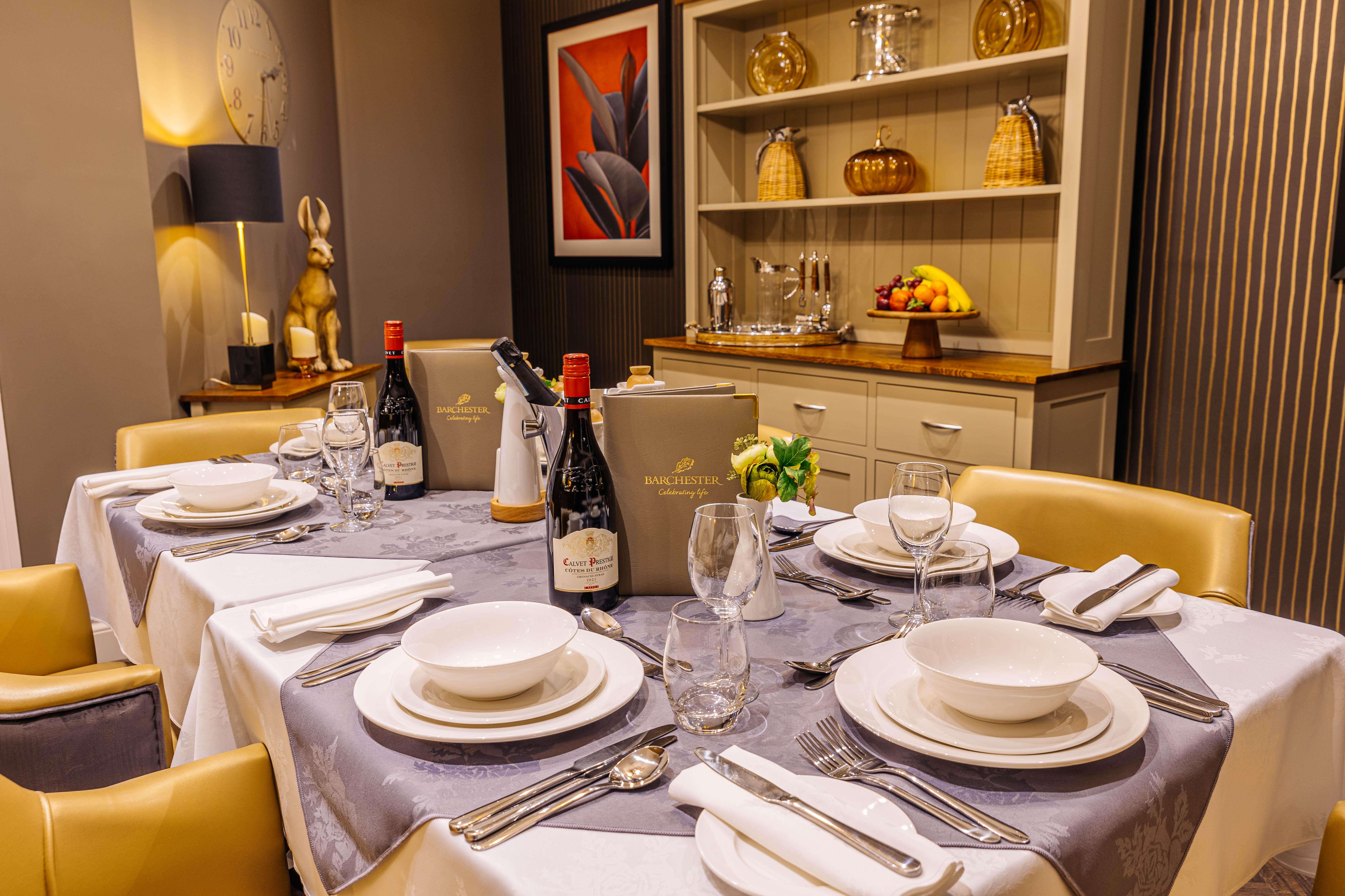 Private Dining Room at Sycamore Grove Care Home