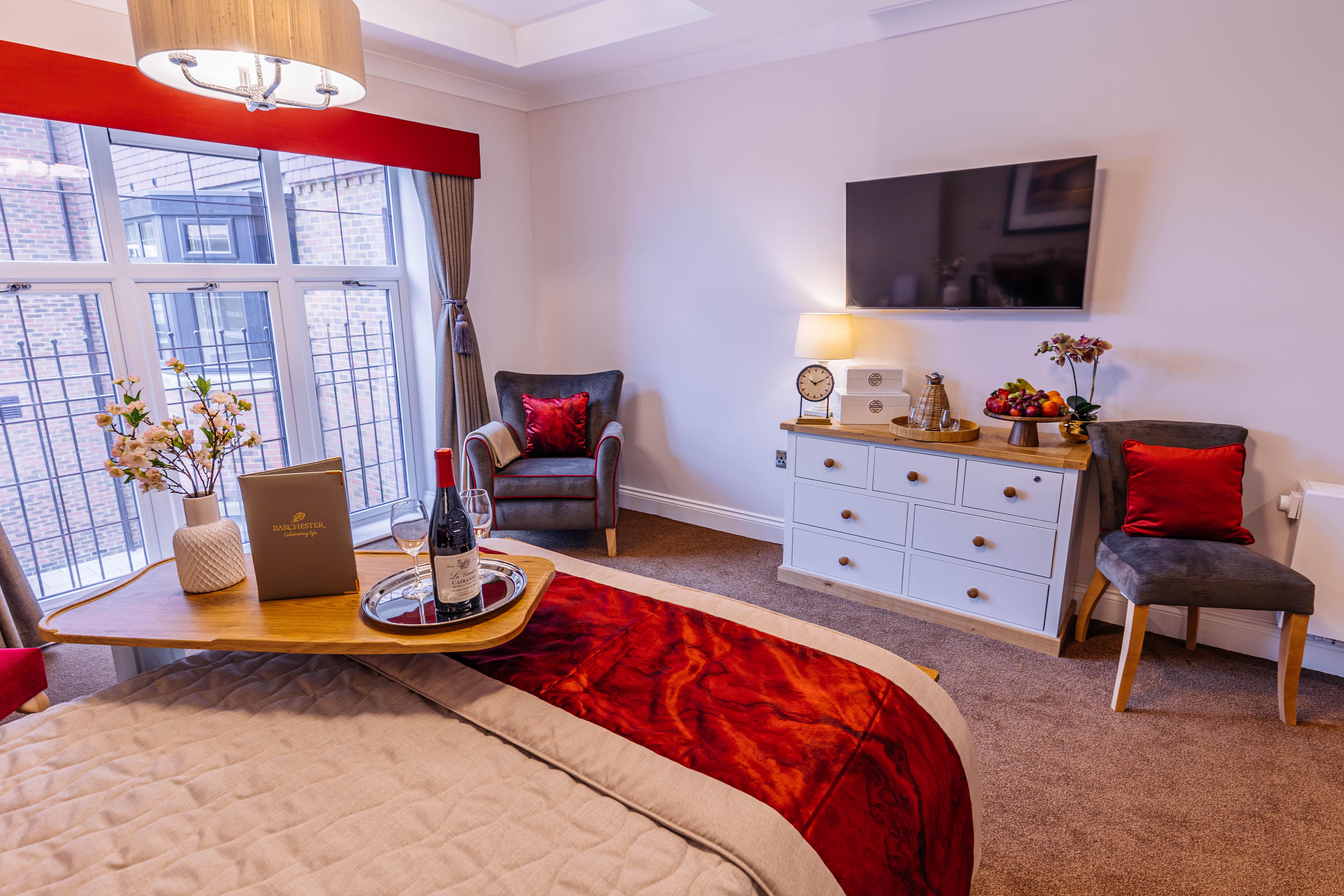 Bedroom at Sycamore Grove Care Home