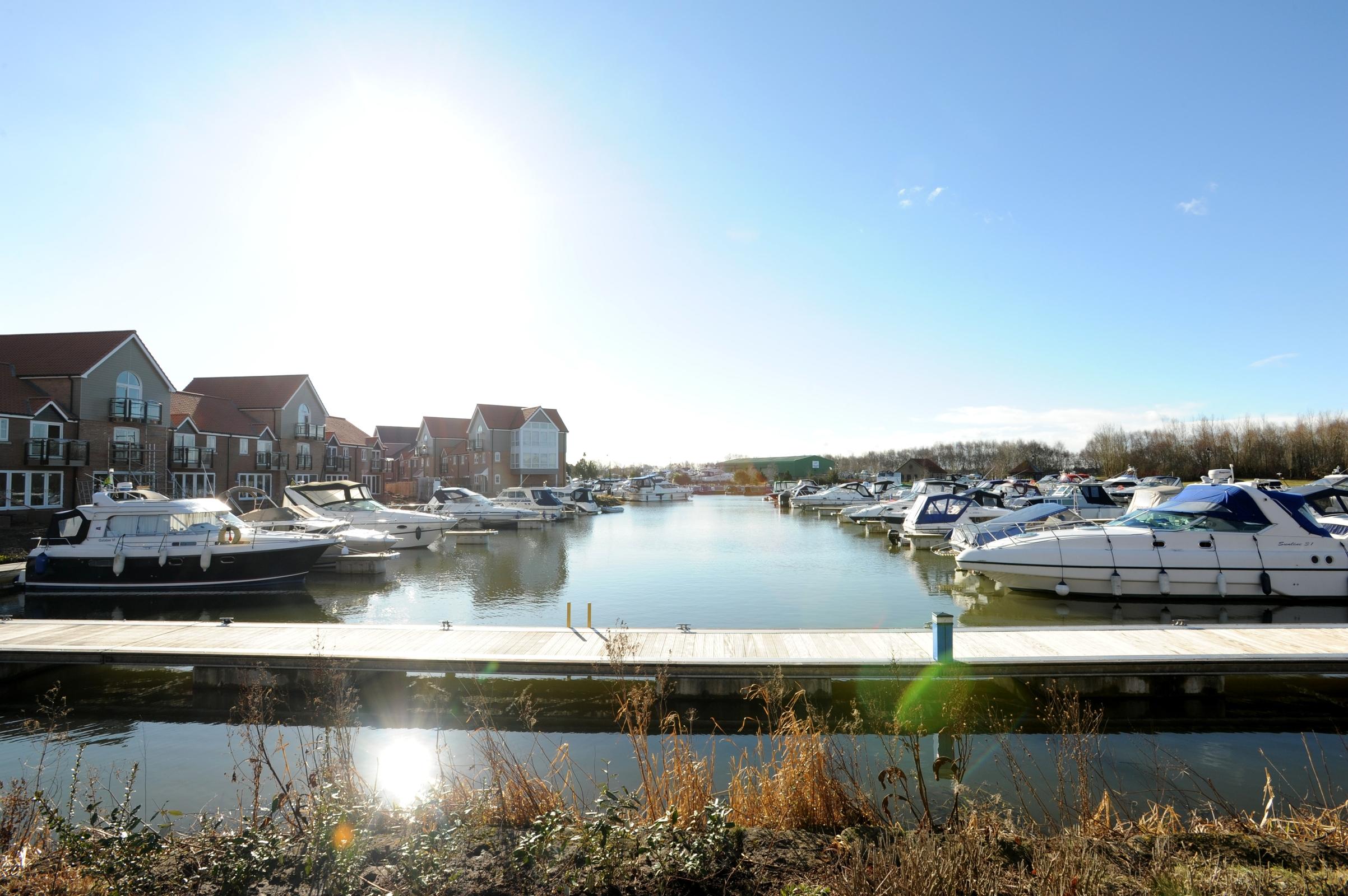 Boat Docks at Tennyson Wharf Care Home
