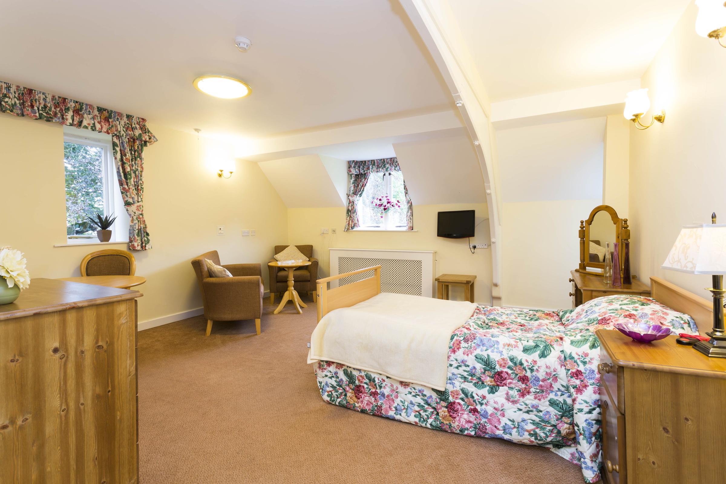 Bedroom in Prestbury Beaumont care home