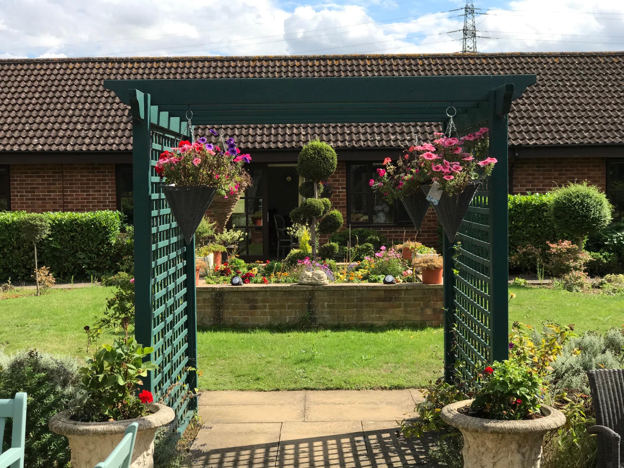 Garden at Derham care home
