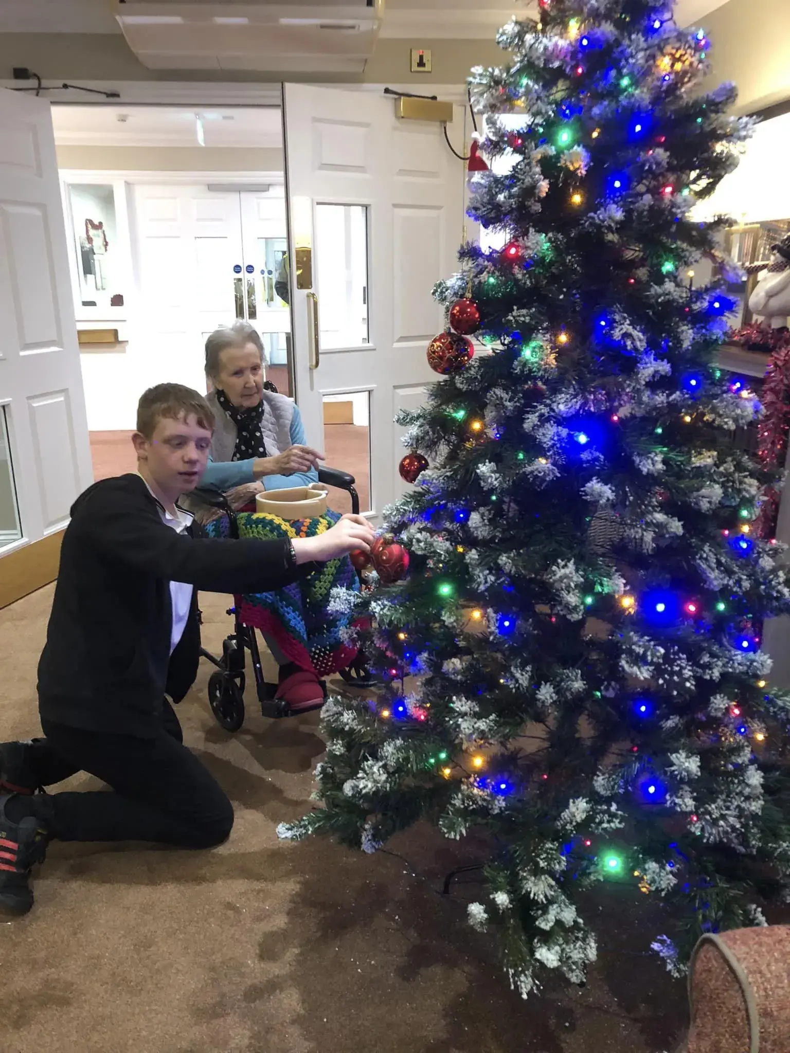 Decorating the home ready for Christmas